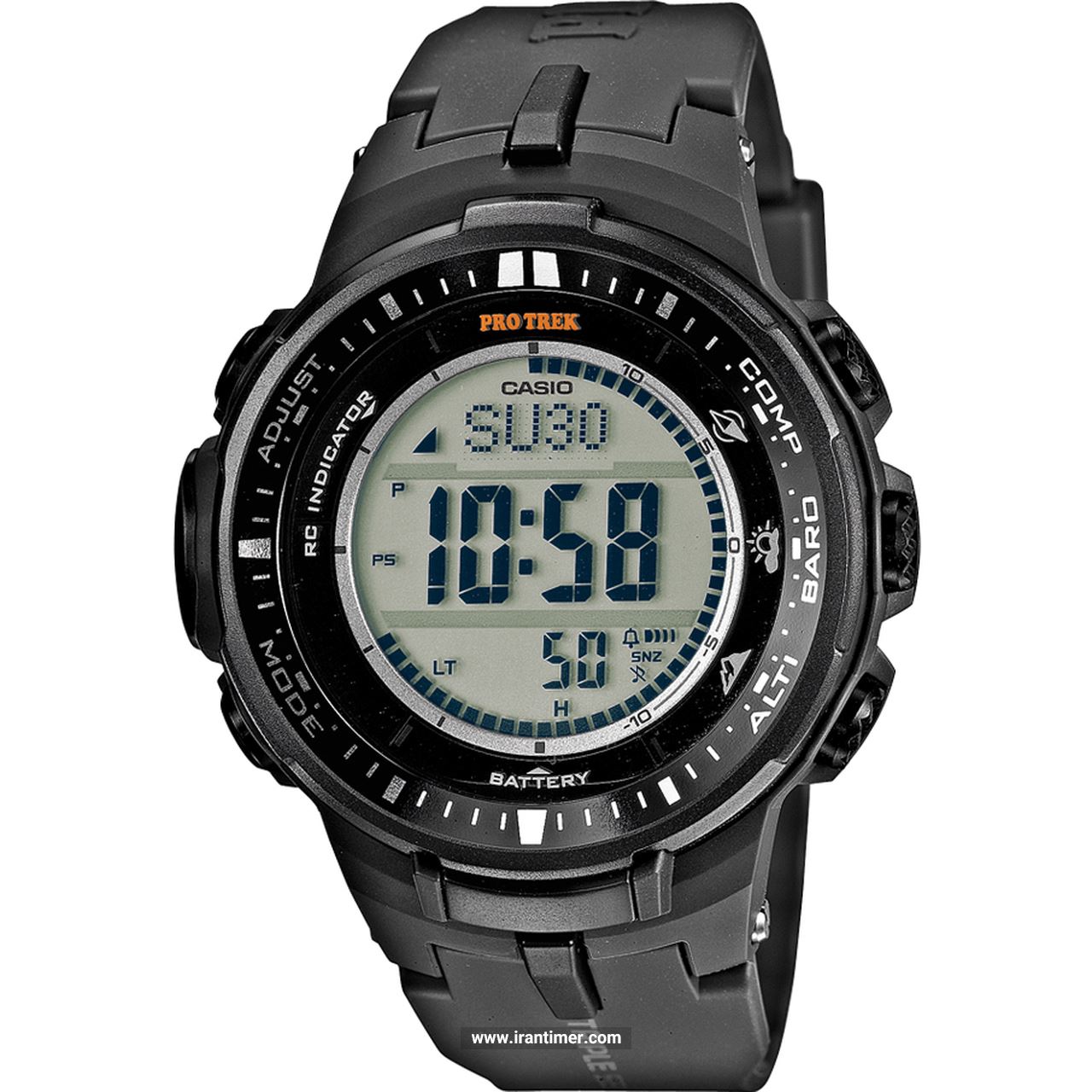 قیمت و خرید ساعت مچی مردانه کاسیو (CASIO) پروترک مدل PRW-3000-1DR اسپرت | اورجینال و اصلی