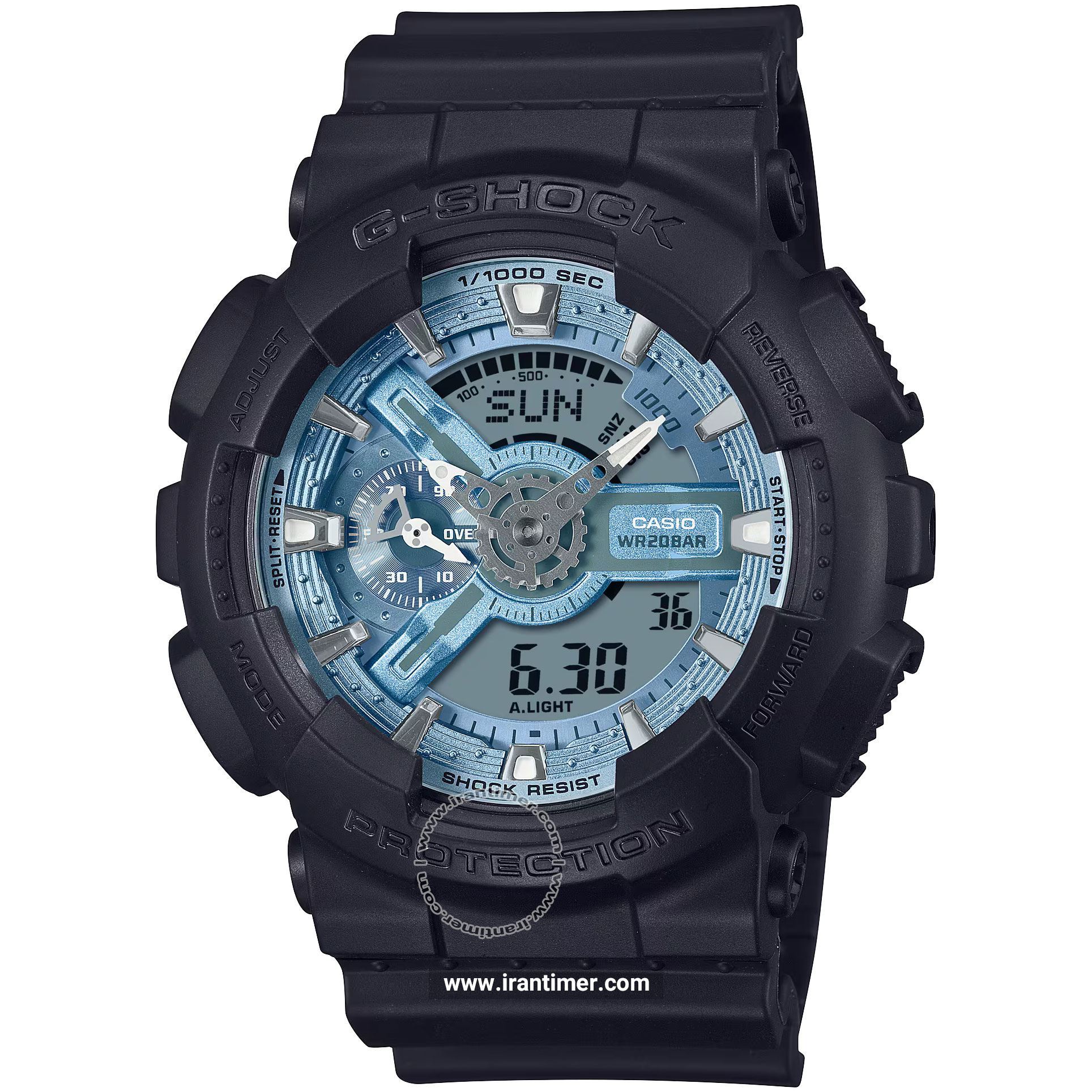 قیمت و خرید ساعت مچی مردانه کاسیو (CASIO) جی شاک مدل GA-110CD-1A2DR اسپرت | اورجینال و اصلی