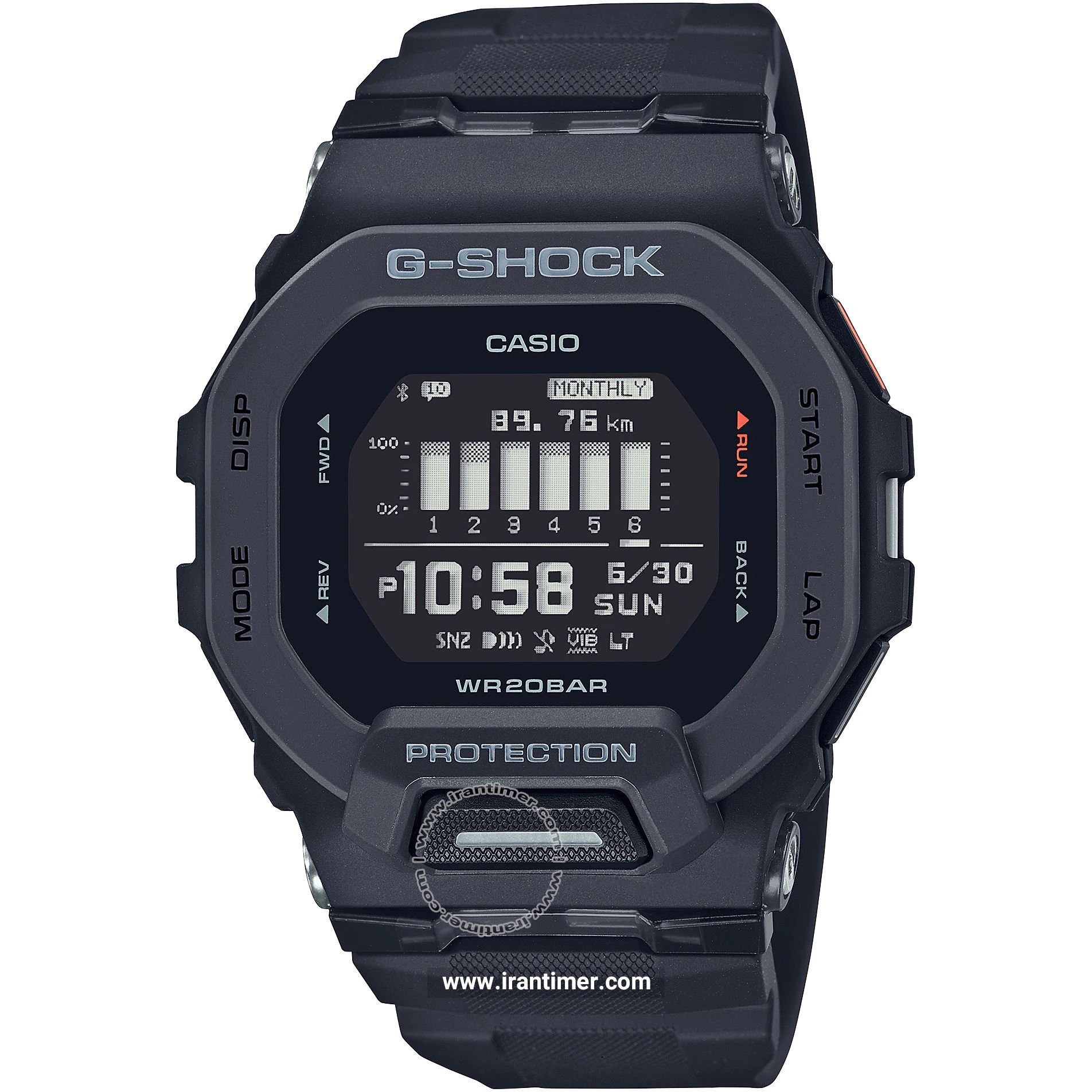قیمت و خرید ساعت مچی مردانه کاسیو (CASIO) جی شاک مدل GBD-200-1DR اسپرت | اورجینال و اصلی