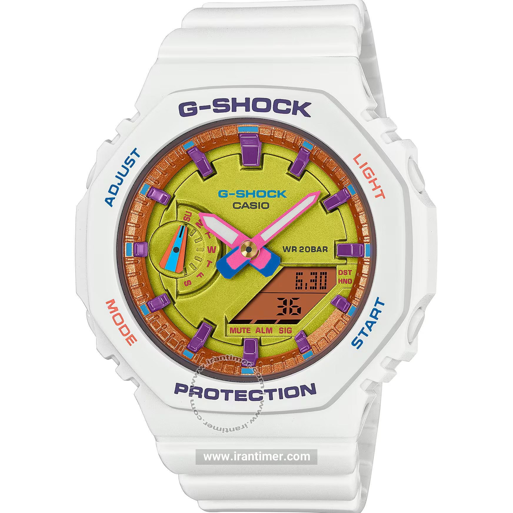 قیمت و خرید ساعت مچی زنانه کاسیو (CASIO) جی شاک مدل GMA-S2100BS-7ADR اسپرت | اورجینال و اصلی
