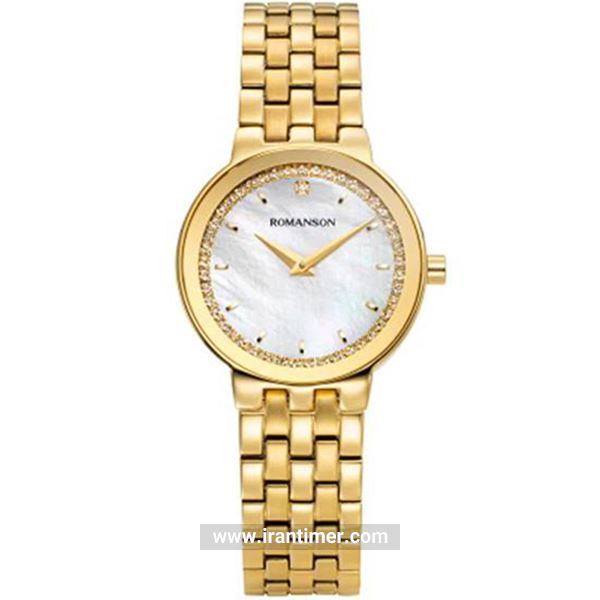 قیمت و خرید ساعت مچی زنانه رومانسون(ROMANSON) مدل RM4BS503KLGGA11G-W فشن | اورجینال و اصلی
