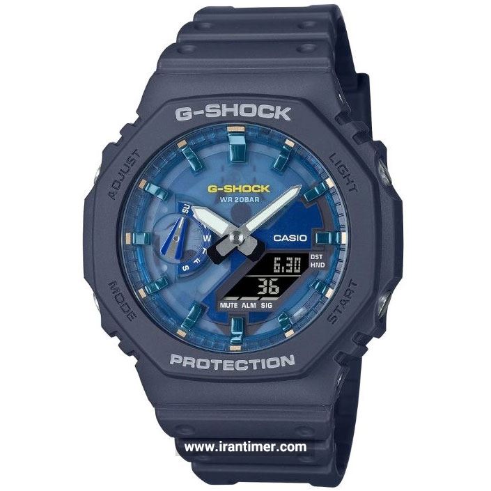 قیمت و خرید ساعت مچی مردانه کاسیو (CASIO) جی شاک مدل GA-2100AS-2ADR اسپرت | اورجینال و اصلی