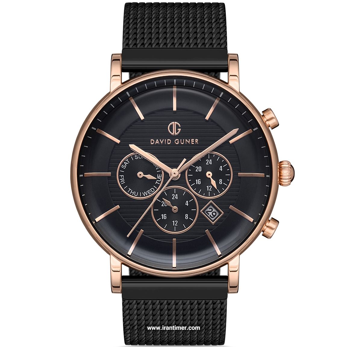 قیمت و خرید ساعت مچی مردانه دیوید گانر(David Guner) مدل DG-8264GC-R2 کلاسیک | اورجینال و اصلی