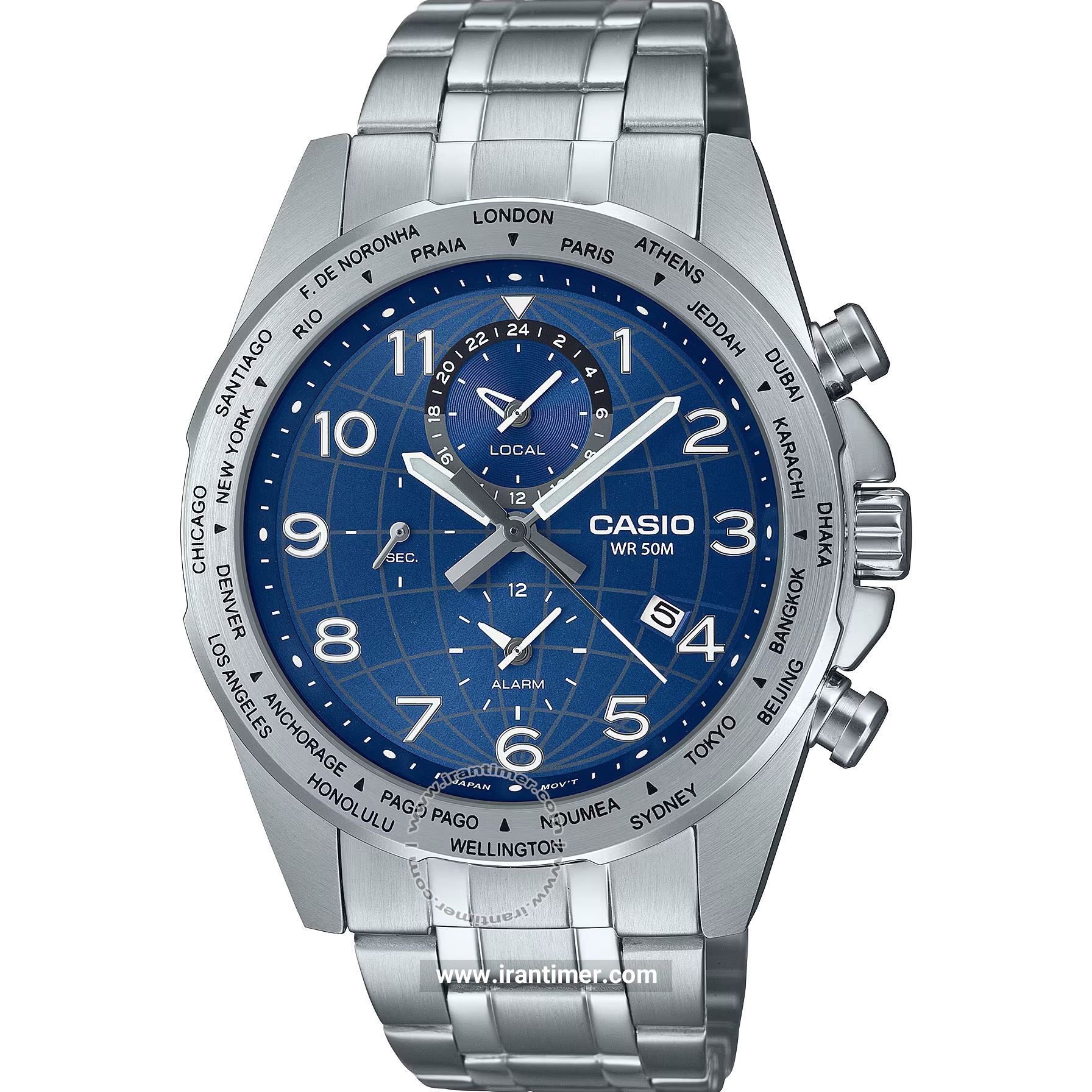 قیمت و خرید ساعت مچی مردانه کاسیو (CASIO) جنرال مدل MTP-W500D-2AVDF کلاسیک | اورجینال و اصلی