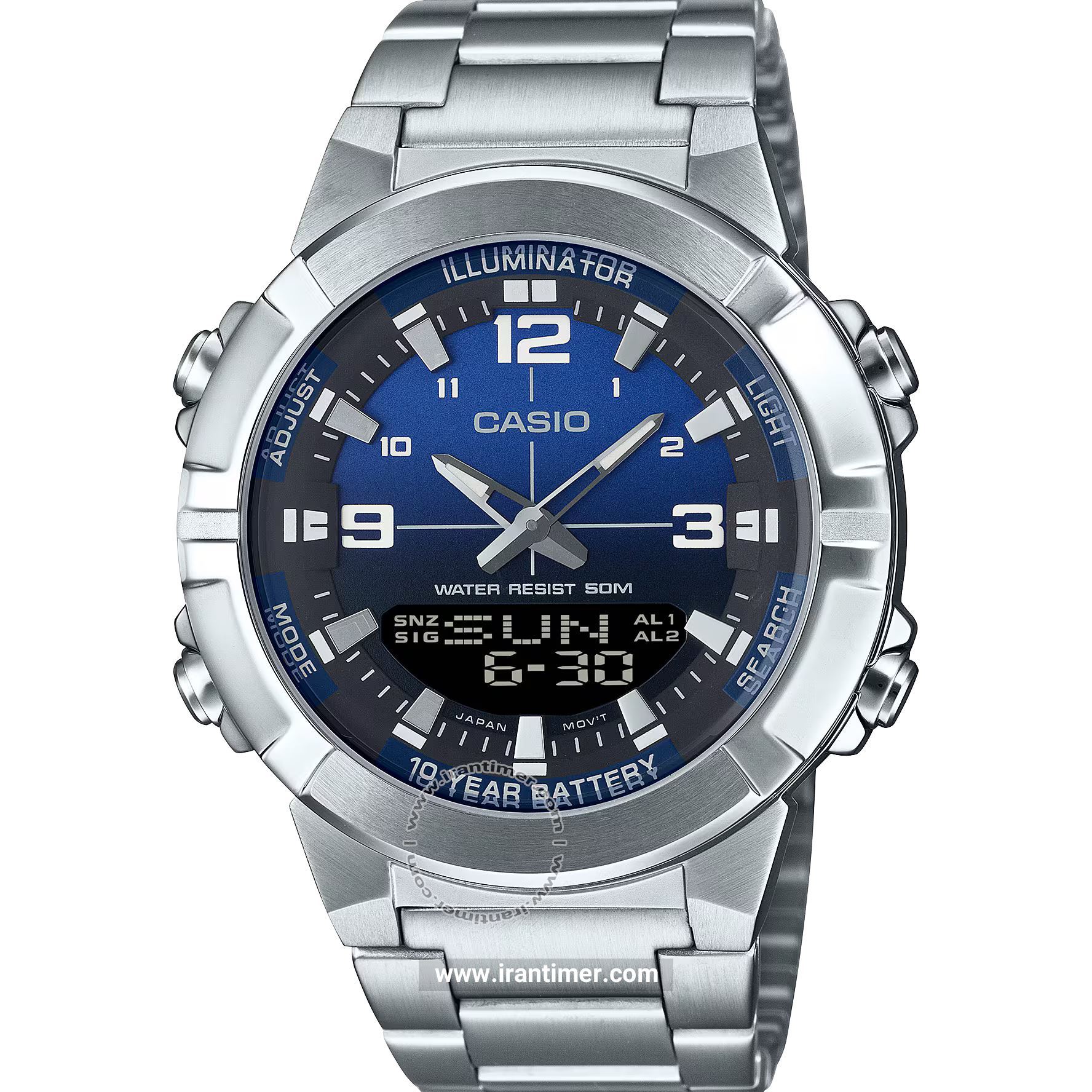 قیمت و خرید ساعت مچی مردانه کاسیو (CASIO) جنرال مدل AMW-870DA-2A1VDF کلاسیک | اورجینال و اصلی