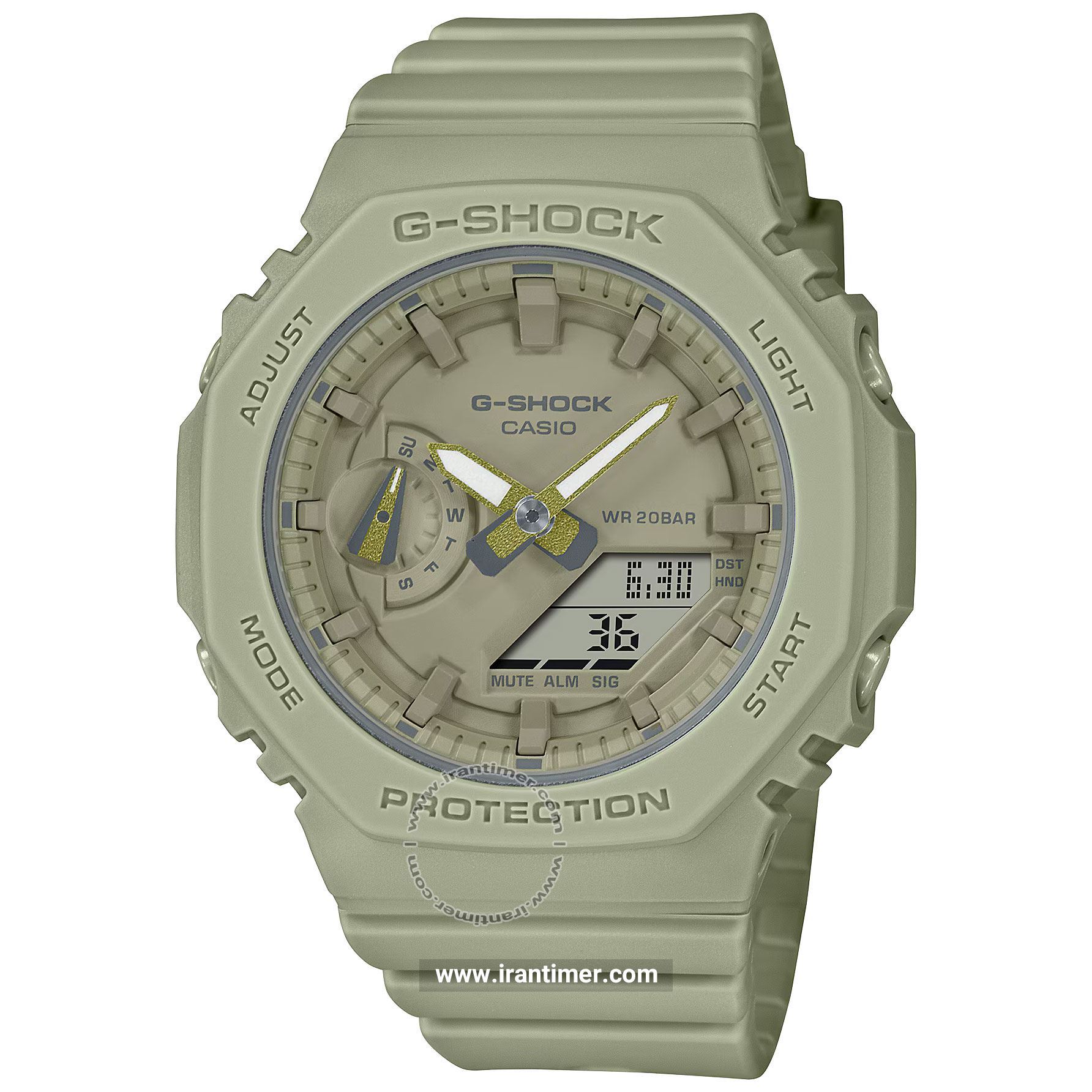 قیمت و خرید ساعت مچی مردانه زنانه کاسیو (CASIO) جی شاک مدل GMA-S2100BA-3ADR اسپرت | اورجینال و اصلی
