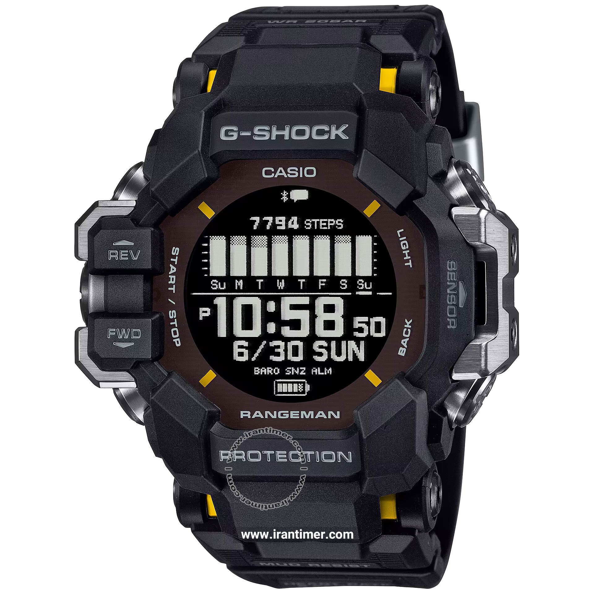 6d59b97e64b2466e905b9a50ec31553b قیمت و خرید ساعت مچی مردانه کاسیو (CASIO) جی شاک مدل GPR-H1000-1DR اسپرت | اورجینال و اصلی - تصویر 1