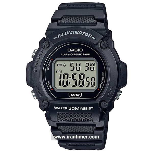 قیمت و خرید ساعت مچی مردانه کاسیو (CASIO) جنرال مدل W-219H-1AVDF اسپرت | اورجینال و اصلی