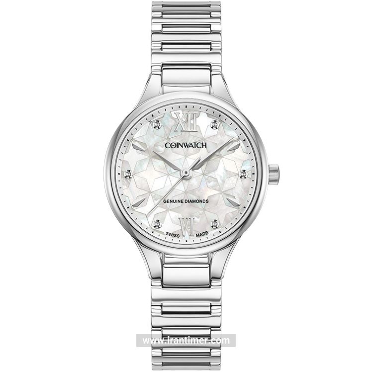 قیمت و خرید ساعت مچی زنانه کوین واچ(COINWATCH) مدل C194SWH فشن | اورجینال و اصلی