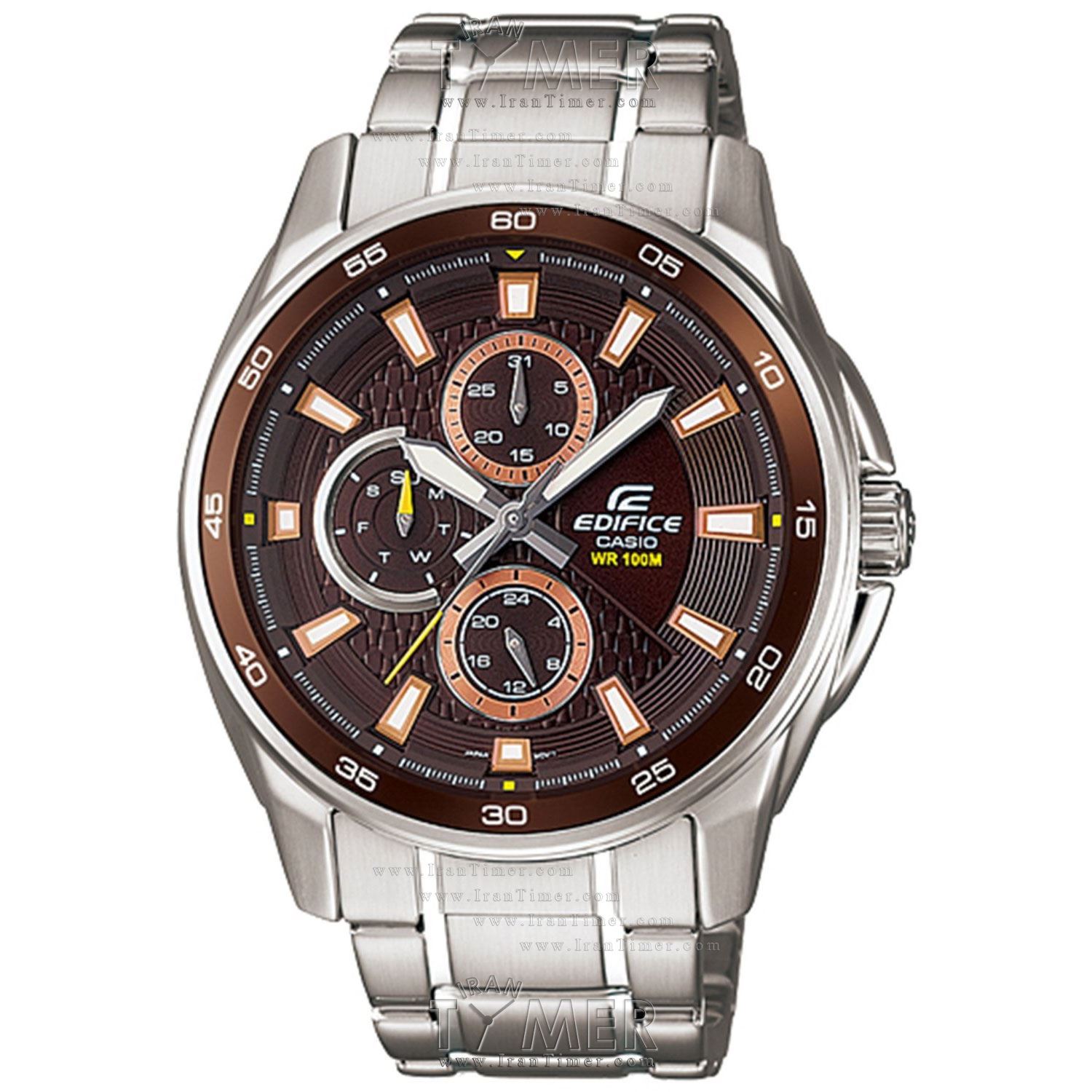 قیمت و خرید ساعت مچی مردانه کاسیو (CASIO) ادیفس(ادیفایس) مدل EF-334D-5AVDF کلاسیک | اورجینال و اصلی