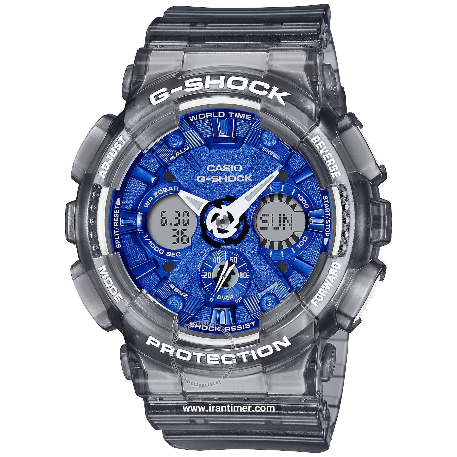 قیمت و خرید ساعت مچی مردانه کاسیو (CASIO) جی شاک مدل GMA-S120TB-8ADR اسپرت | اورجینال و اصلی