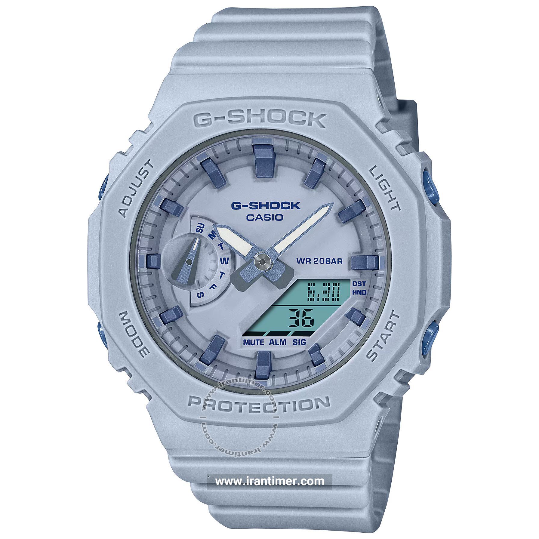قیمت و خرید ساعت مچی مردانه زنانه کاسیو (CASIO) جی شاک مدل GMA-S2100BA-2A2DR اسپرت | اورجینال و اصلی