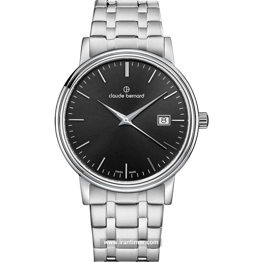 قیمت و خرید ساعت مچی مردانه کلودبرنارد(CLAUDE BERNARD) مدل 53007 3M NIN کلاسیک | اورجینال و اصلی