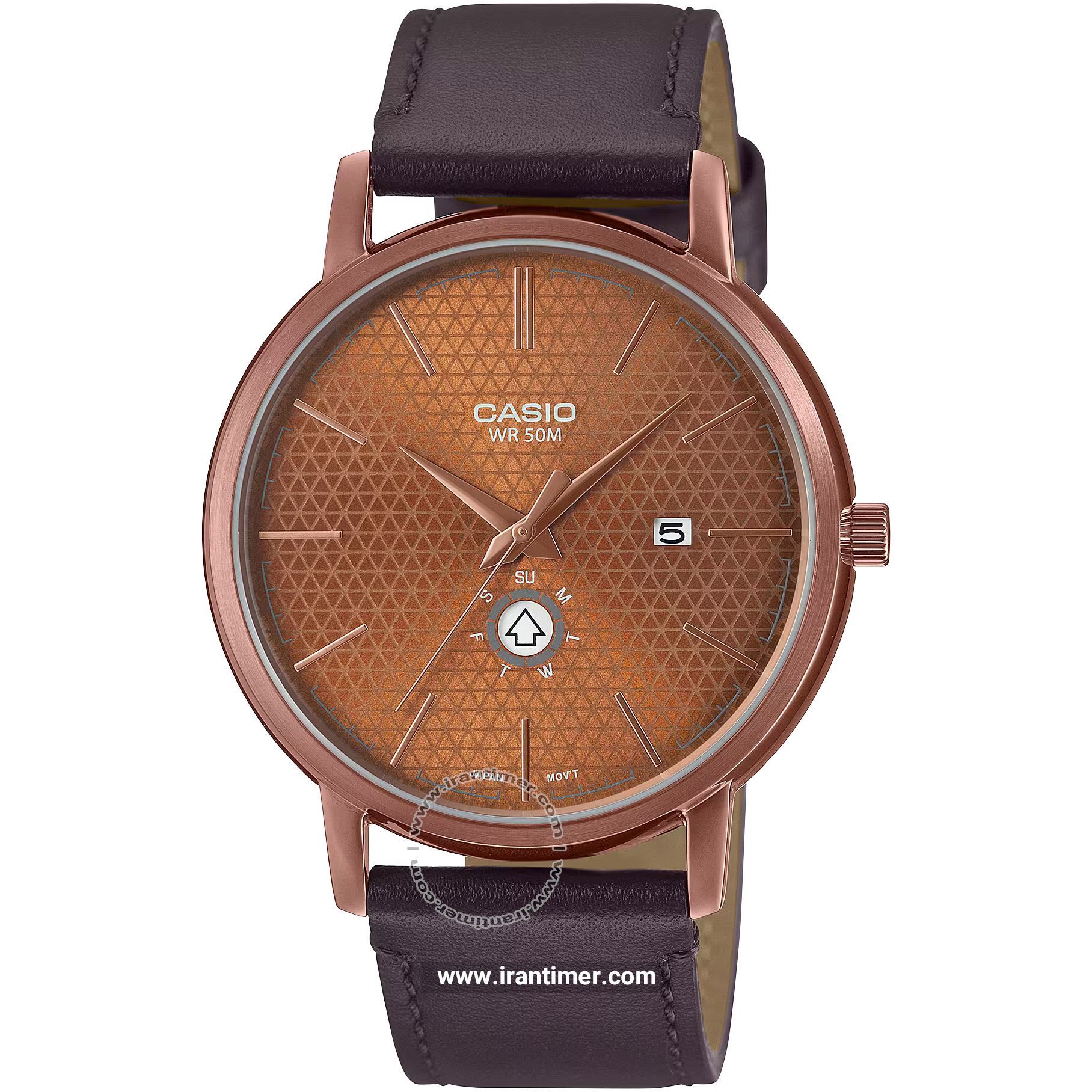 قیمت و خرید ساعت مچی مردانه کاسیو (CASIO) جنرال مدل MTP-B125RL-5AV کلاسیک | اورجینال و اصلی