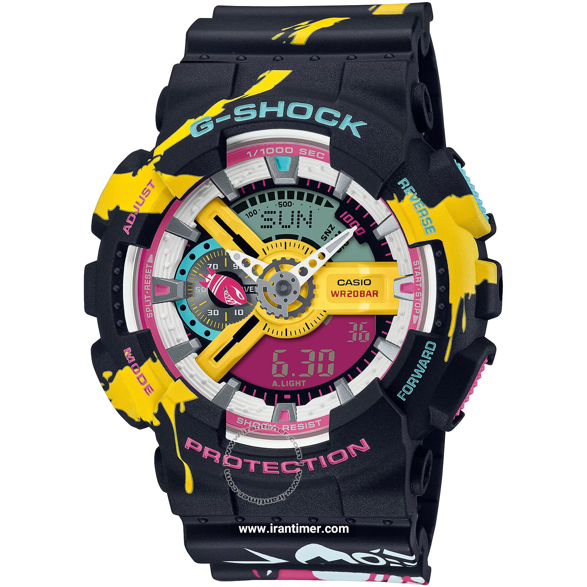 قیمت و خرید ساعت مچی مردانه کاسیو (CASIO) جی شاک مدل GA-110LL-1ADR اسپرت | اورجینال و اصلی