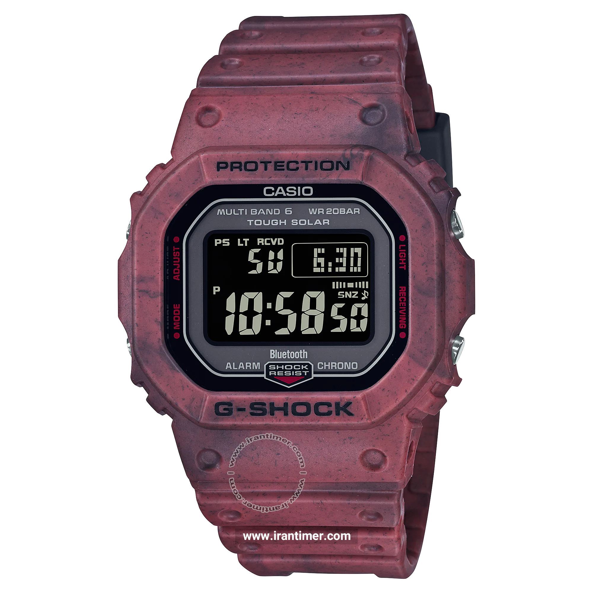 قیمت و خرید ساعت مچی مردانه کاسیو (CASIO) جی شاک مدل GW-B5600SL-4DR اسپرت | اورجینال و اصلی