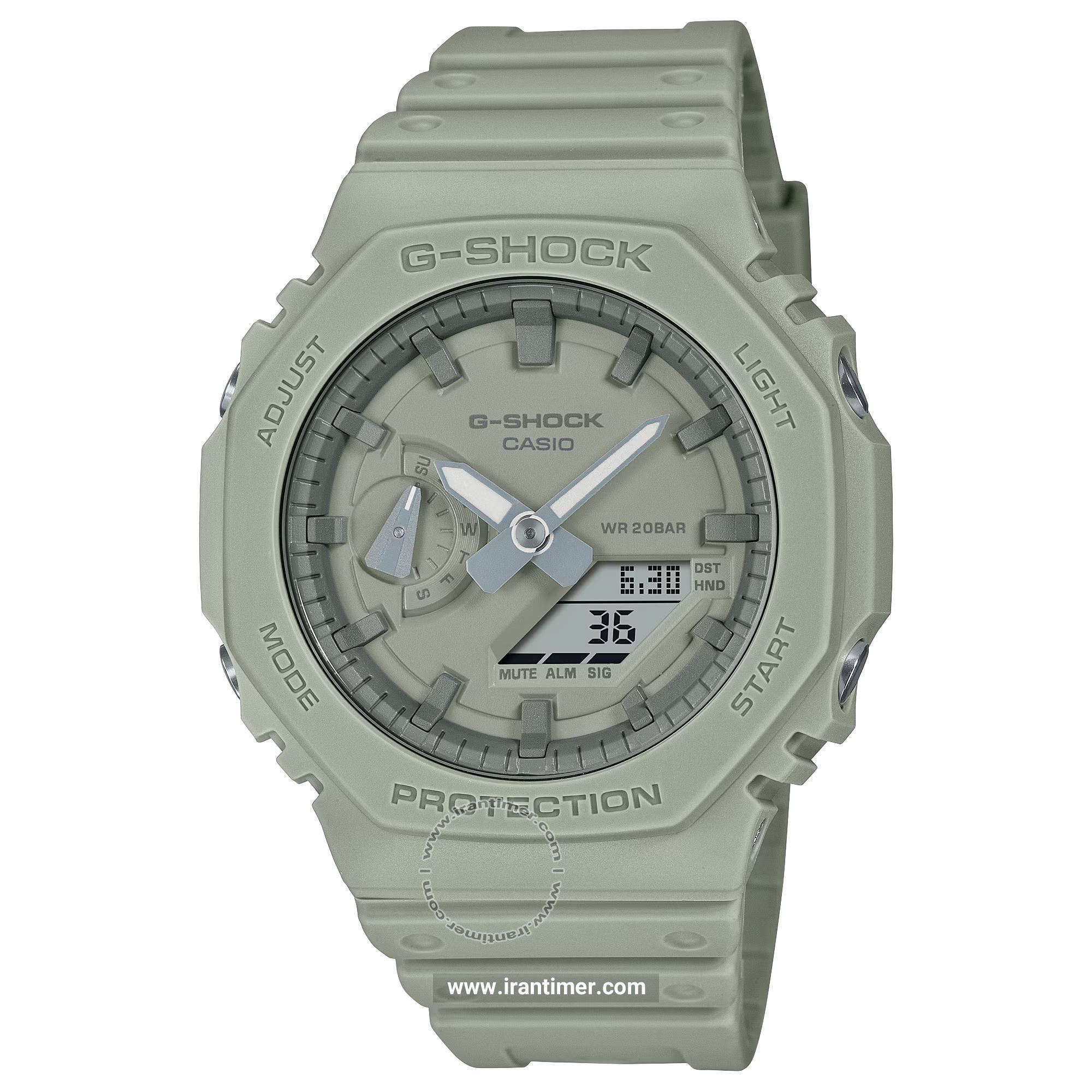 قیمت و خرید ساعت مچی مردانه کاسیو (CASIO) جی شاک مدل GA-2100NC-3ADR اسپرت | اورجینال و اصلی