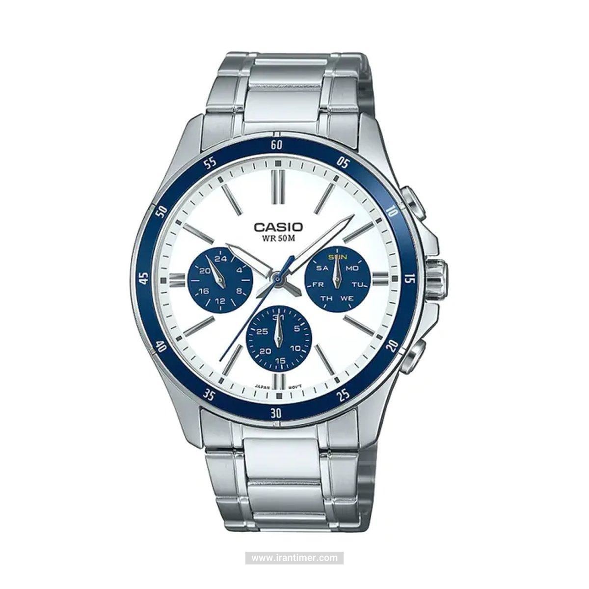 قیمت و خرید ساعت مچی مردانه کاسیو (CASIO) جنرال مدل MTP-1374D-7A2VDF کلاسیک | اورجینال و اصلی