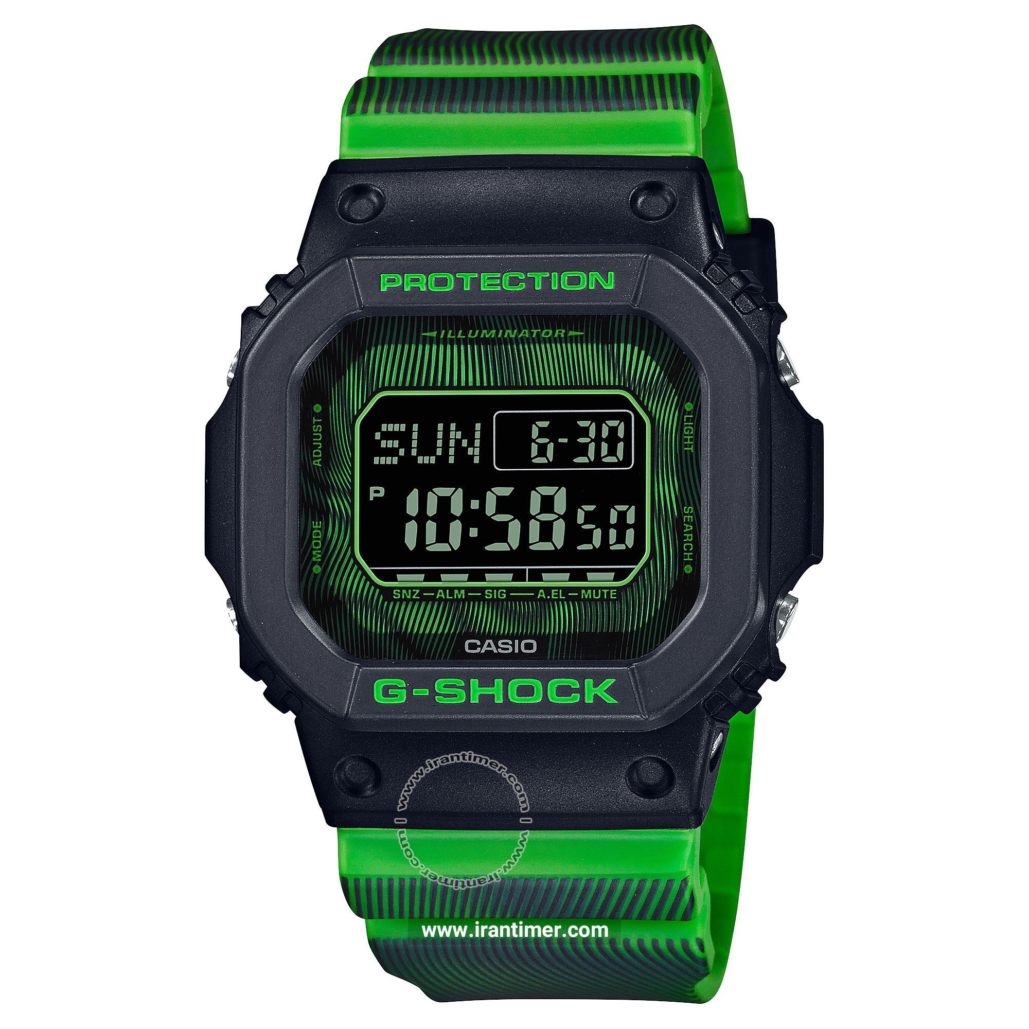 قیمت و خرید ساعت مچی مردانه کاسیو (CASIO) جی شاک مدل DW-D5600TD-3DR اسپرت | اورجینال و اصلی