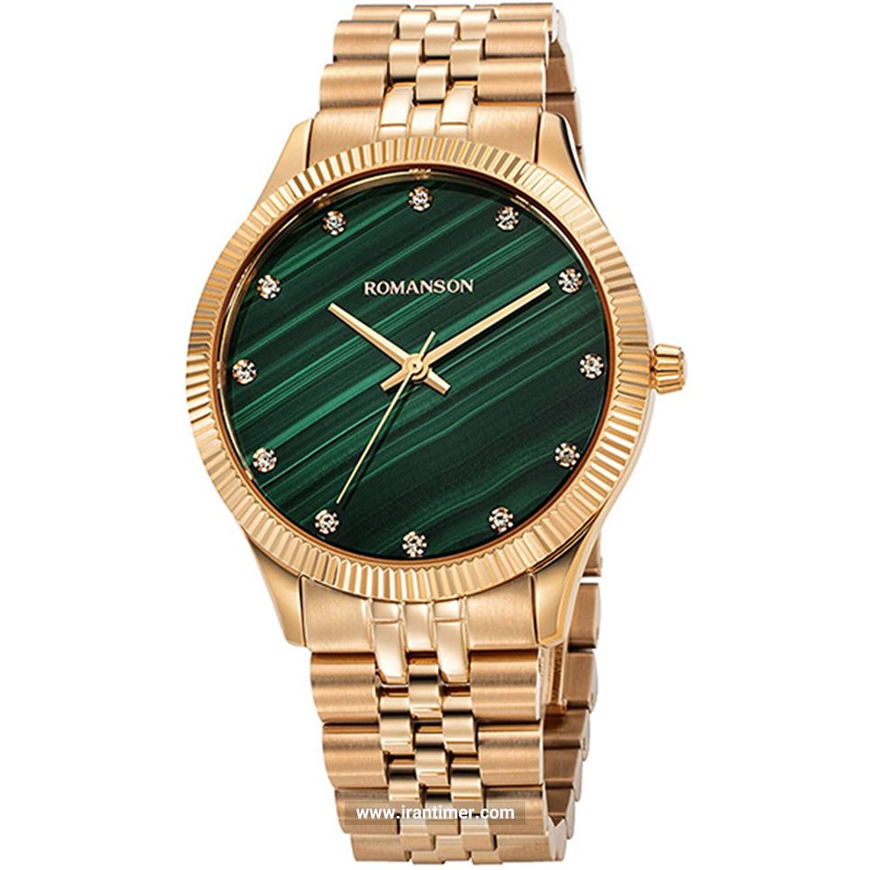 قیمت و خرید ساعت مچی زنانه رومانسون(ROMANSON) مدل RM4BF511LLRREC6R-GREEN فشن | اورجینال و اصلی