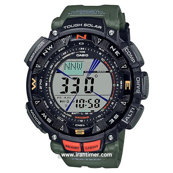 قیمت و خرید ساعت مچی مردانه کاسیو (CASIO) پروترک مدل PRG-240-3DR اسپرت | اورجینال و اصلی
