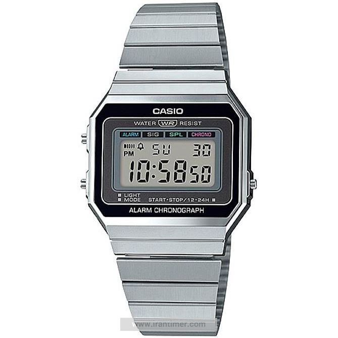 قیمت و خرید ساعت مچی مردانه زنانه کاسیو (CASIO) جنرال مدل A700W-1ADF کلاسیک | اورجینال و اصلی