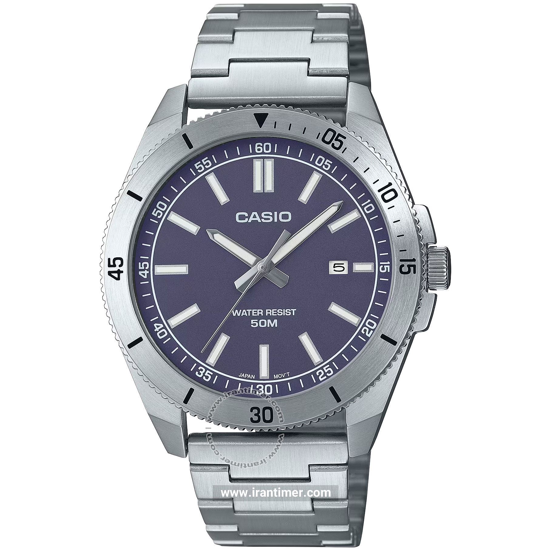 قیمت و خرید ساعت مچی مردانه کاسیو (CASIO) جنرال مدل MTP-B155D-2EVDF کلاسیک | اورجینال و اصلی