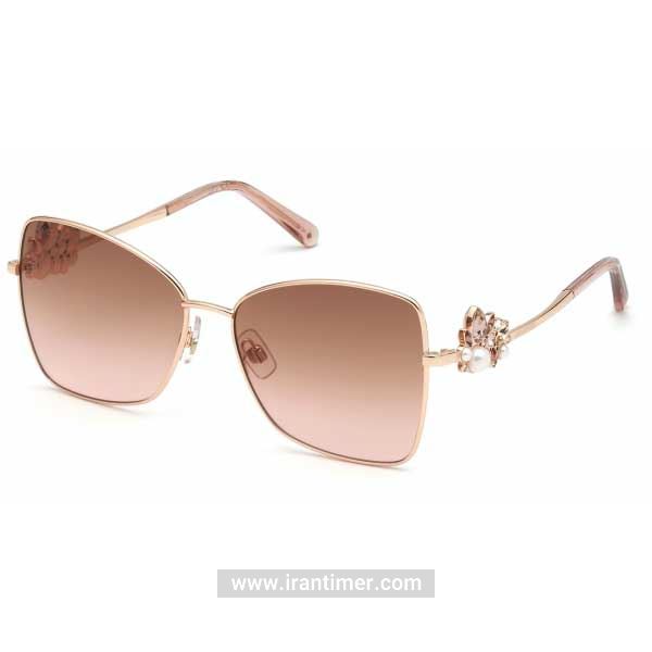 قیمت و خرید عینک آفتابی زنانه فشن (SWAROVSKI) مدل SK 0277 33F 57 | اورجینال و اصلی