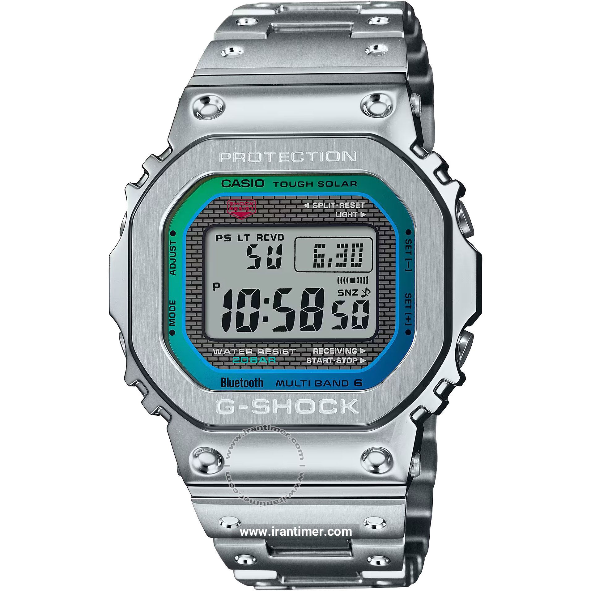 قیمت و خرید ساعت مچی مردانه کاسیو (CASIO) جی شاک مدل GMW-B5000PC-1DR اسپرت | اورجینال و اصلی