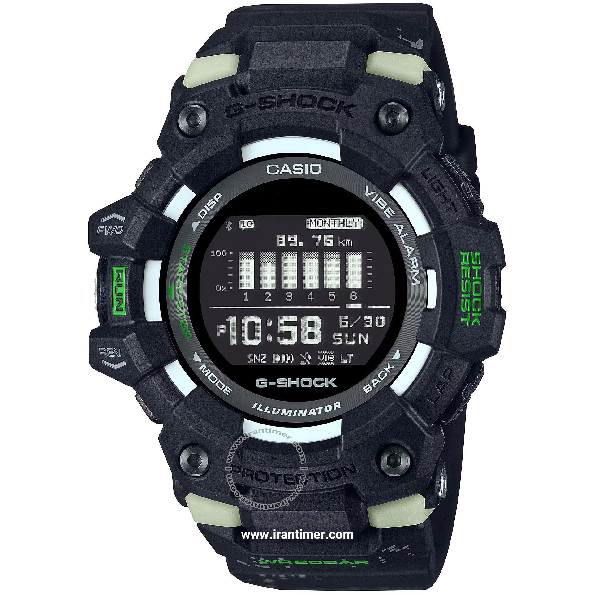 817c457a0ab44add98991d285a81261c قیمت و خرید ساعت مچی مردانه کاسیو (CASIO) جی شاک مدل GBD-100LM-1DR اسپرت | اورجینال و اصلی - تصویر 1