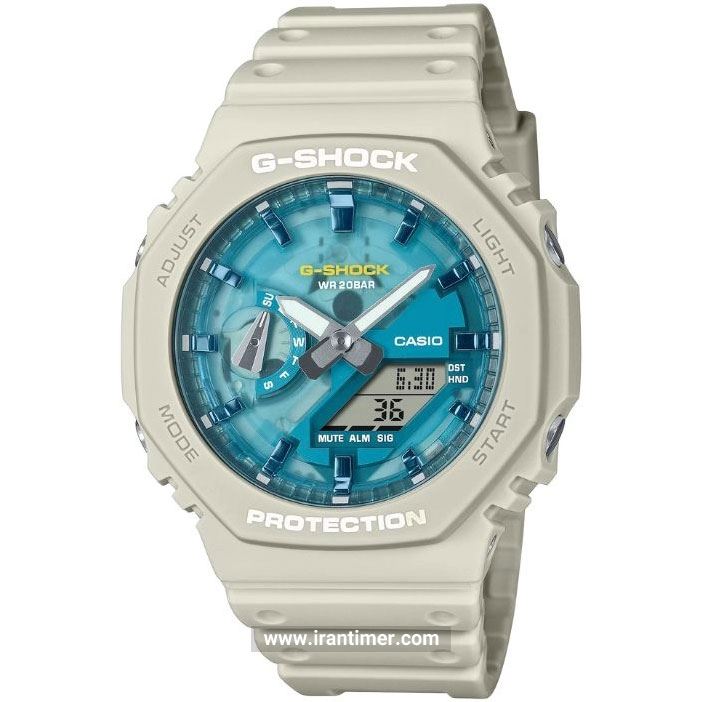 قیمت و خرید ساعت مچی مردانه کاسیو (CASIO) جی شاک مدل GA-2100AS-5ADR اسپرت | اورجینال و اصلی