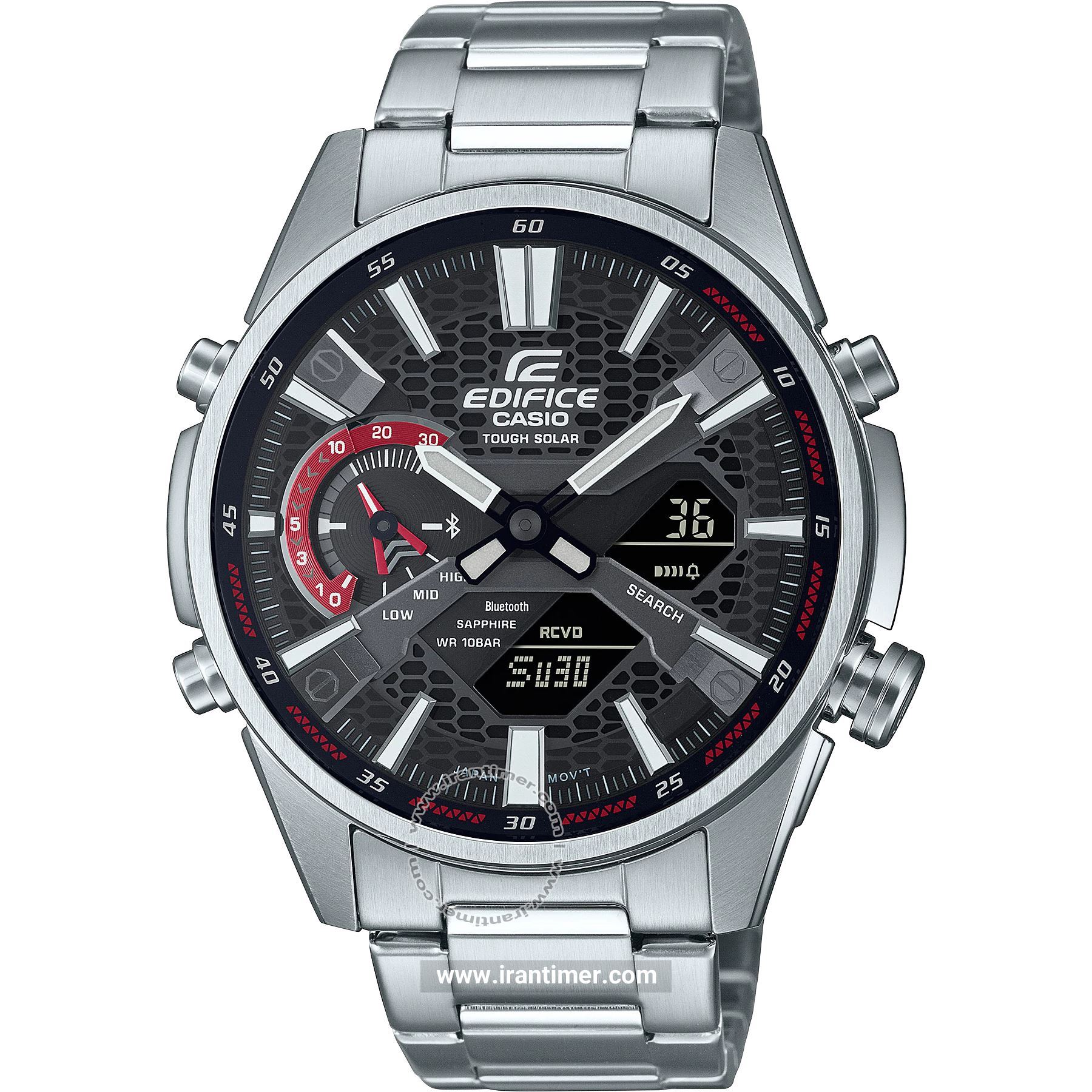 قیمت و خرید ساعت مچی مردانه کاسیو (CASIO) ادیفس(ادیفایس) مدل ECB-S100D-1ADF کلاسیک | اورجینال و اصلی