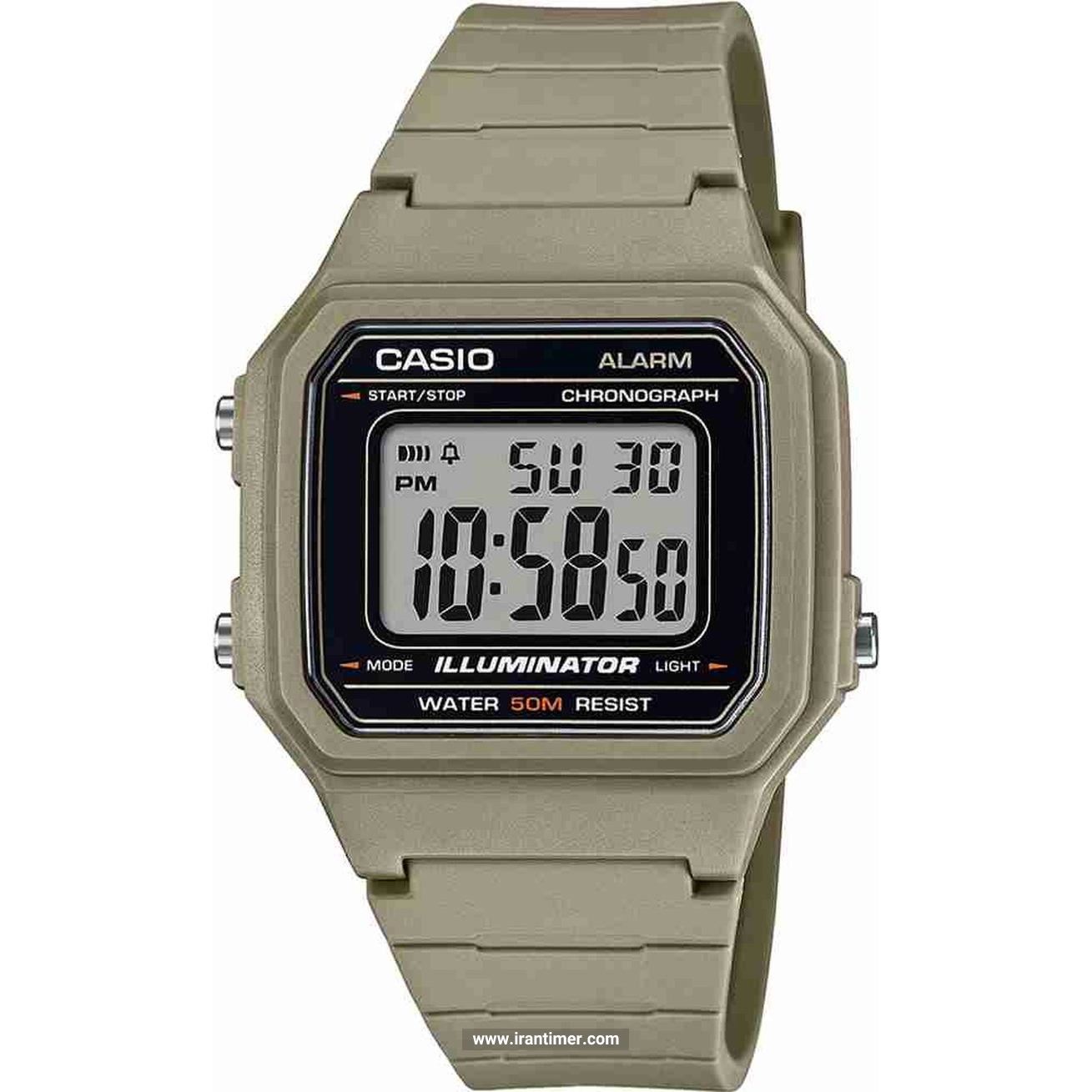 قیمت و خرید ساعت مچی مردانه کاسیو (CASIO) جنرال مدل W-217H-5AVDF اسپرت | اورجینال و اصلی