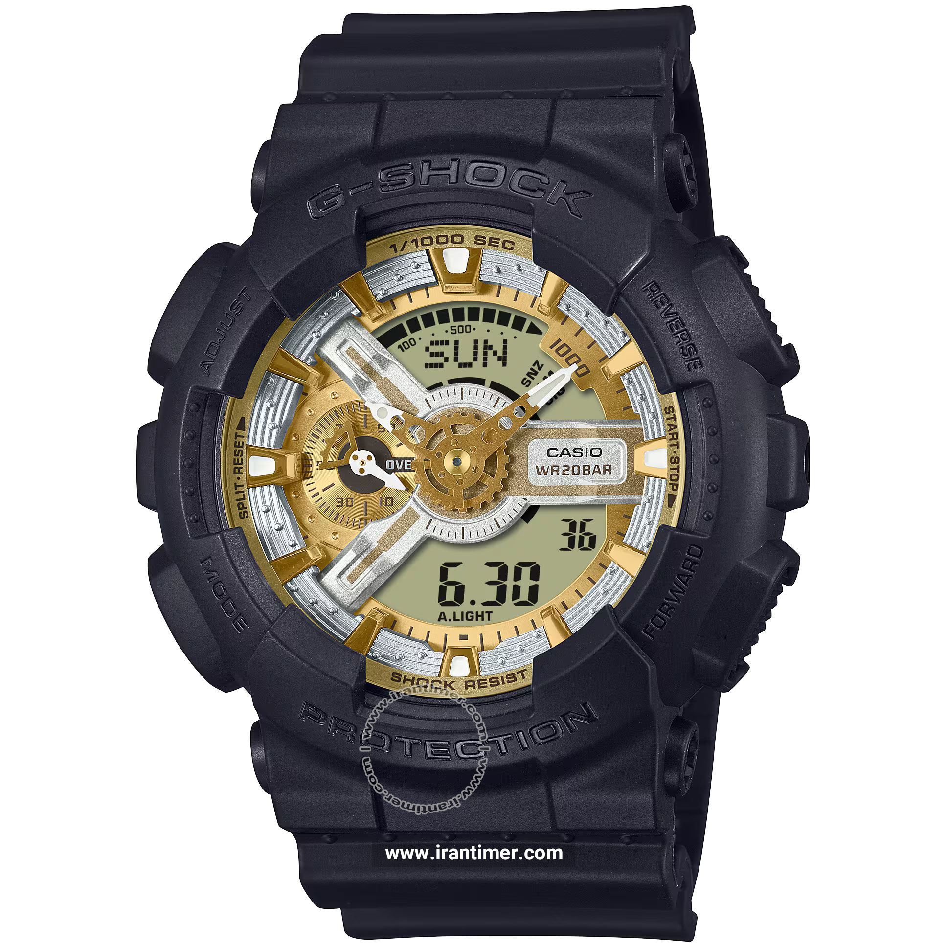 قیمت و خرید ساعت مچی مردانه کاسیو (CASIO) جی شاک مدل GA-110CD-1A9DR اسپرت | اورجینال و اصلی