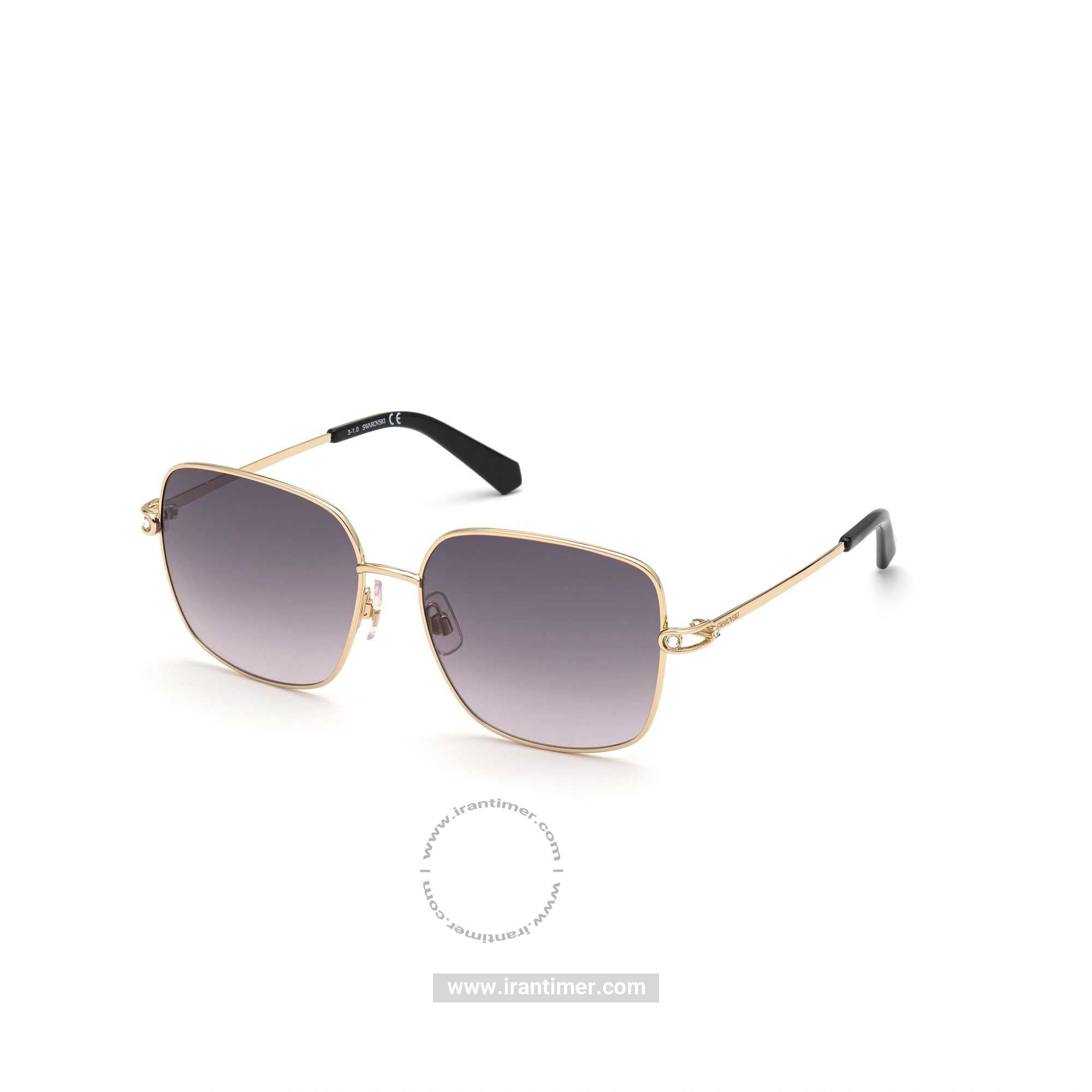 قیمت و خرید عینک آفتابی زنانه کلاسیک (SWAROVSKI) مدل SK 0313 32B 59 | اورجینال و اصلی