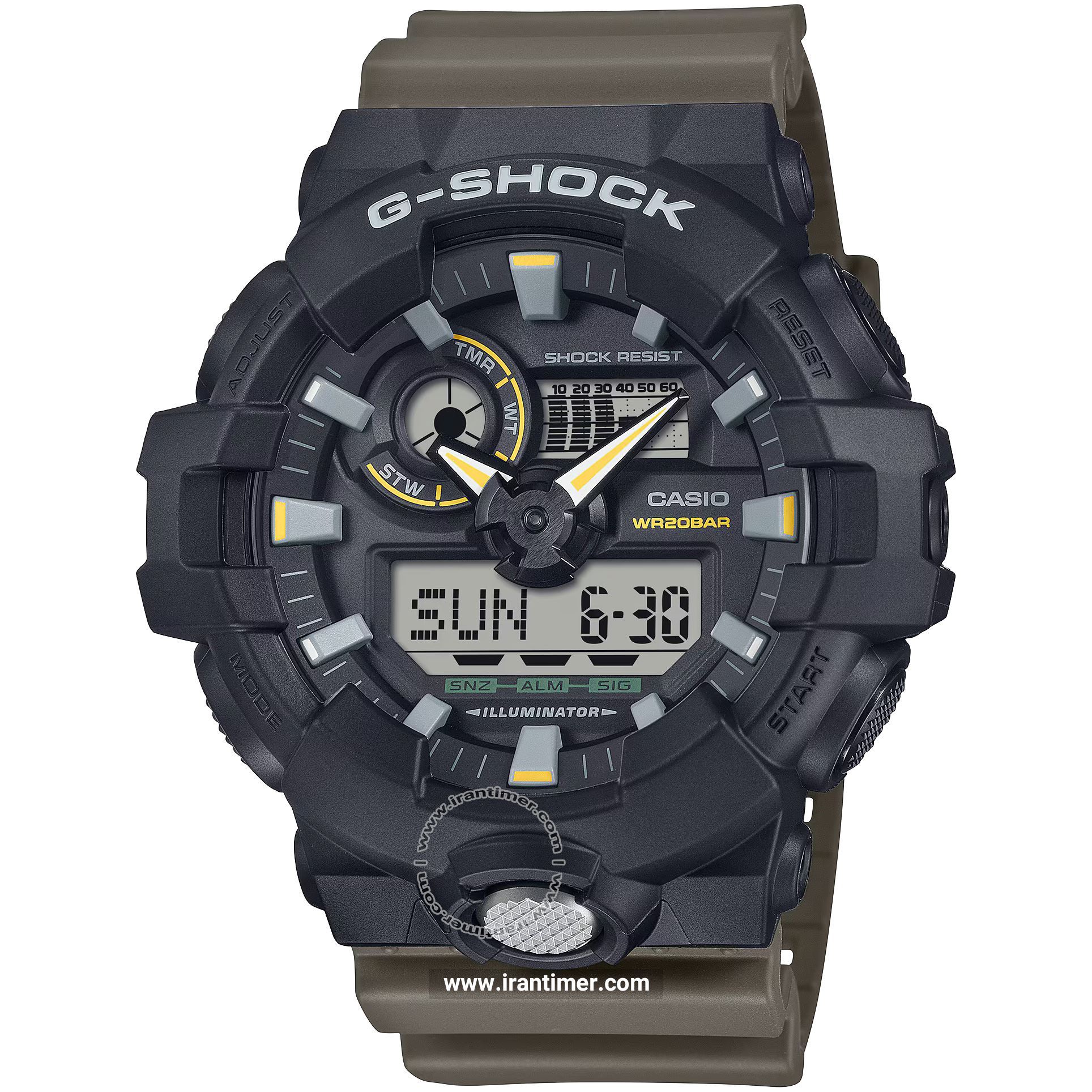 861fff39dfd54b01b76548947ca93181 قیمت و خرید ساعت مچی مردانه کاسیو (CASIO) جی شاک مدل GA-710TU-1A3DR اسپرت | اورجینال و اصلی - تصویر 1