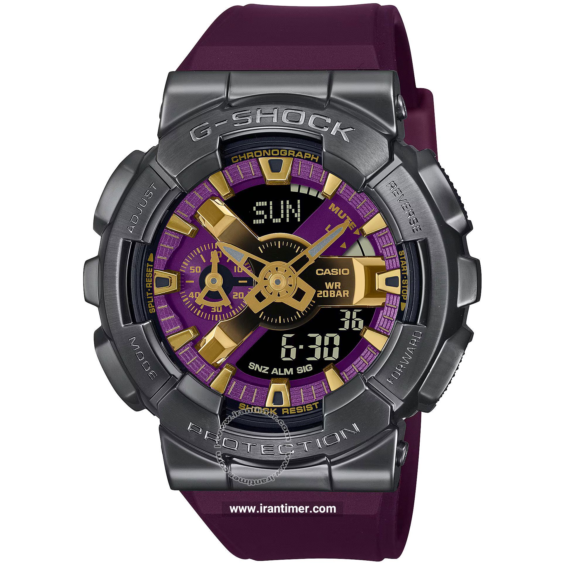 قیمت و خرید ساعت مچی مردانه کاسیو (CASIO) جی شاک مدل GM-110CL-6ADR اسپرت | اورجینال و اصلی