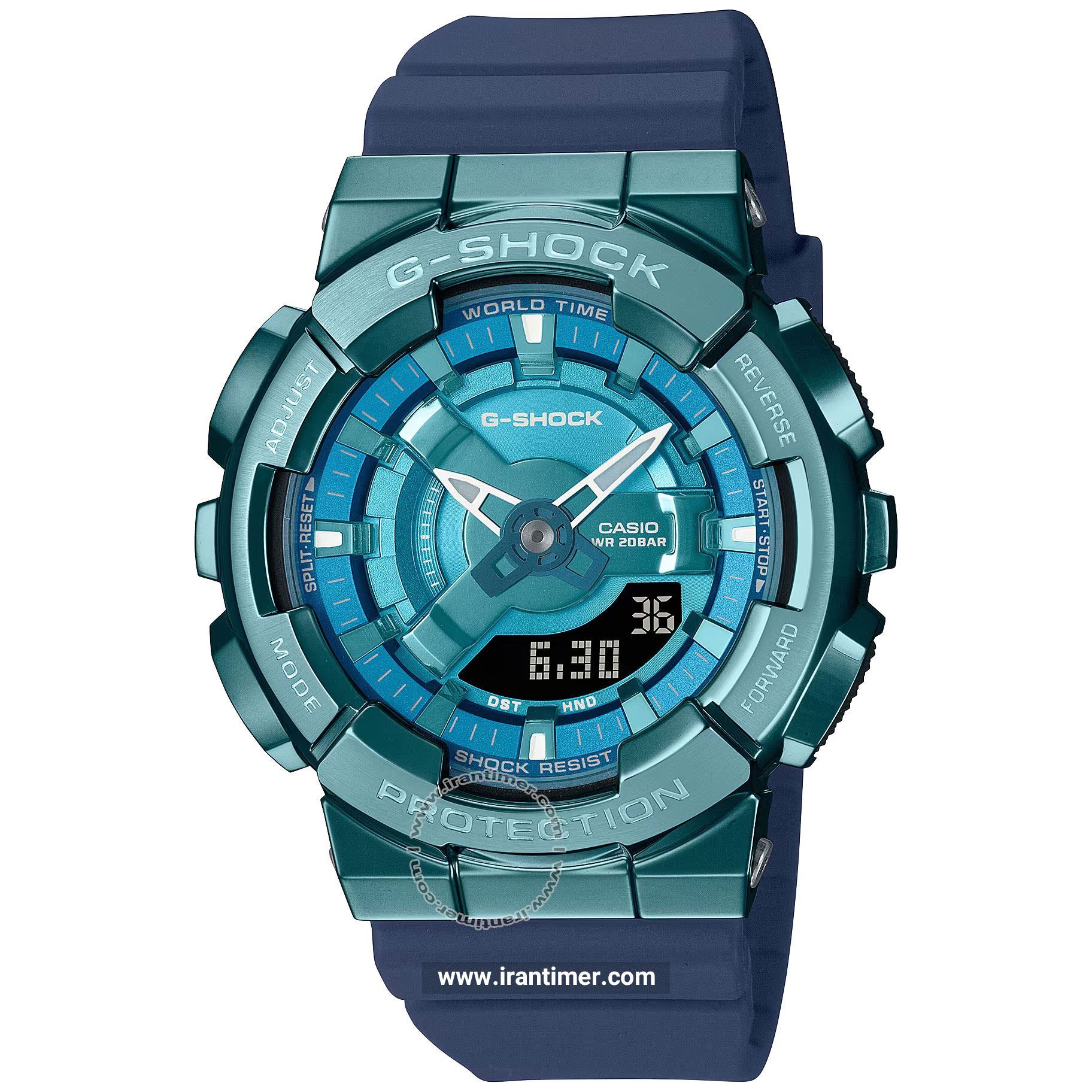 قیمت و خرید ساعت مچی مردانه زنانه کاسیو (CASIO) جی شاک مدل GM-S110LB-2ADR اسپرت | اورجینال و اصلی