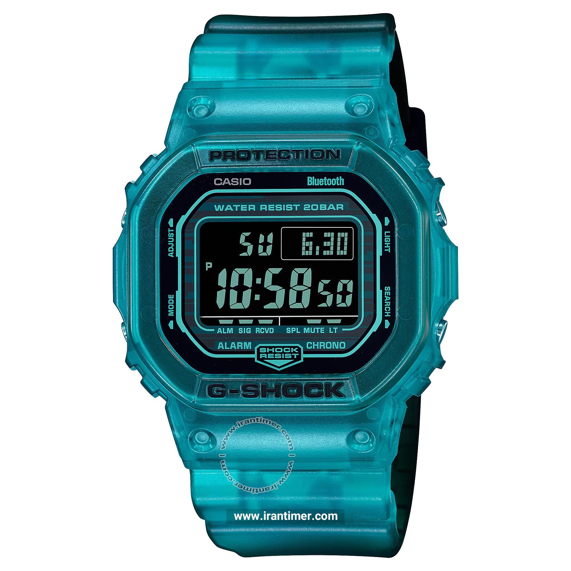 قیمت و خرید ساعت مچی مردانه کاسیو (CASIO) جی شاک مدل DW-B5600G-2DR اسپرت | اورجینال و اصلی