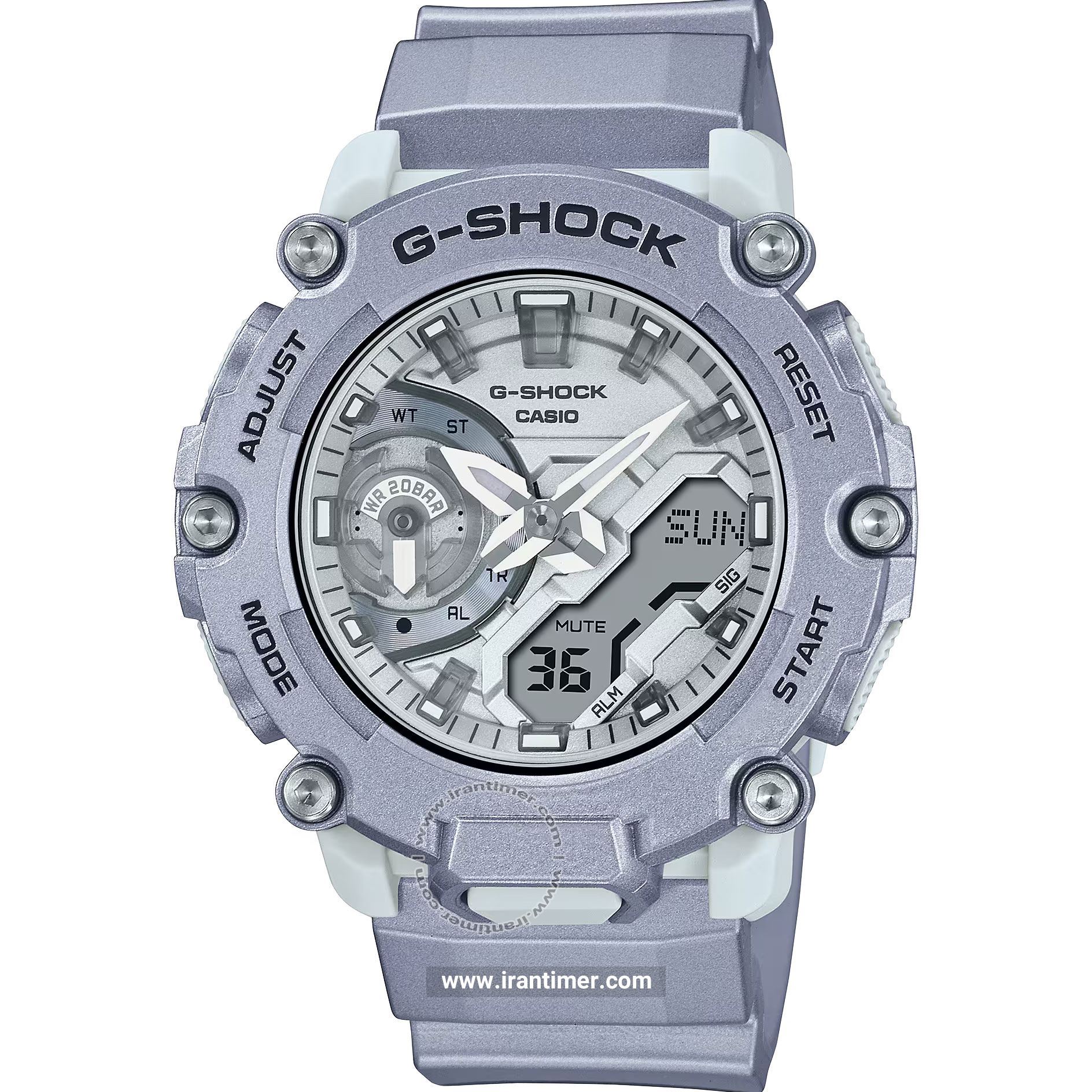 قیمت و خرید ساعت مچی مردانه کاسیو (CASIO) جی شاک مدل GA-2200FF-8ADR اسپرت | اورجینال و اصلی