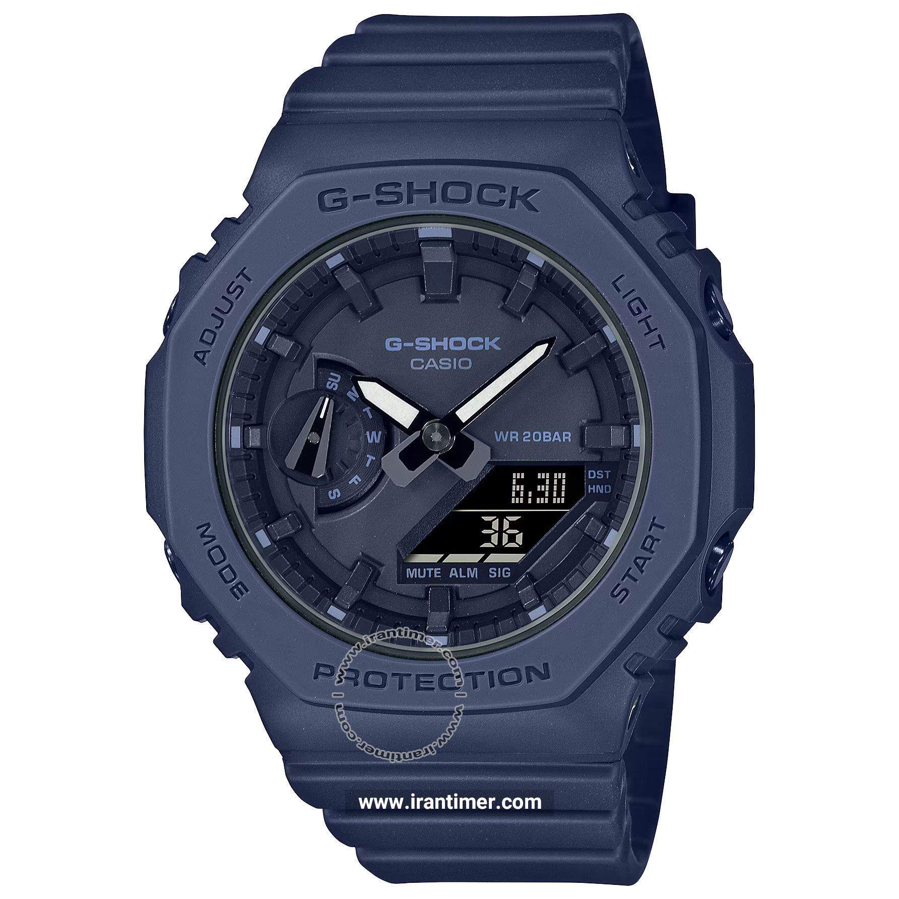 قیمت و خرید ساعت مچی مردانه زنانه کاسیو (CASIO) جی شاک مدل GMA-S2100BA-2A1DR اسپرت | اورجینال و اصلی