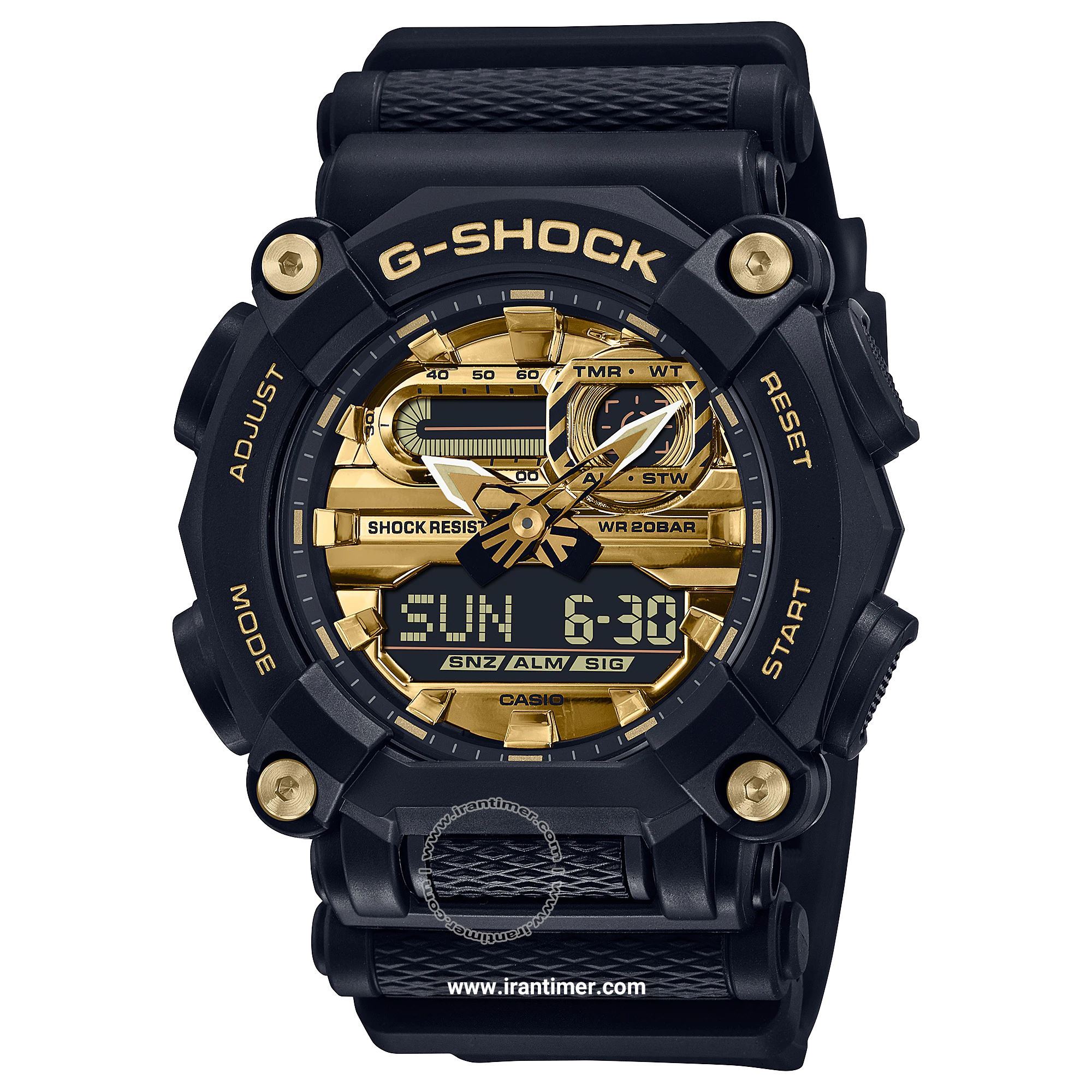 قیمت و خرید ساعت مچی مردانه کاسیو (CASIO) جی شاک مدل GA-900AG-1ADR اسپرت | اورجینال و اصلی