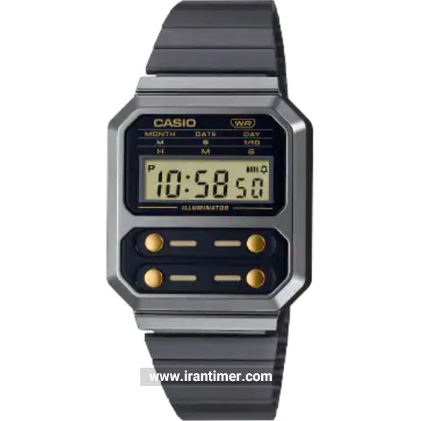 قیمت و خرید ساعت مچی مردانه زنانه کاسیو (CASIO) جنرال مدل A100WEGG-1A2DF کلاسیک | اورجینال و اصلی