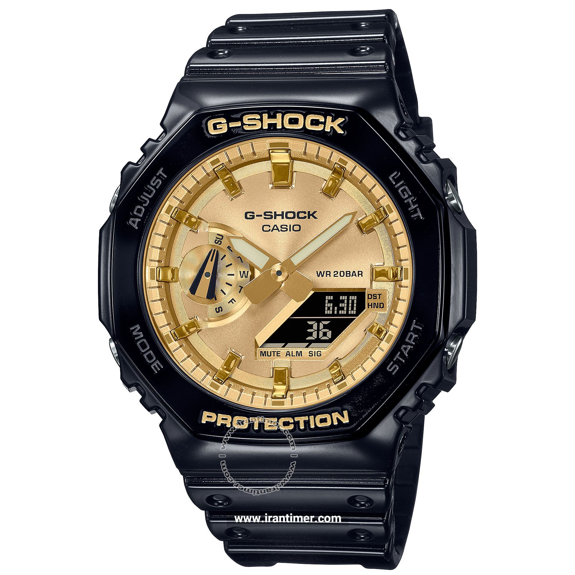 قیمت و خرید ساعت مچی مردانه کاسیو (CASIO) جی شاک مدل GA-2100GB-1ADR اسپرت | اورجینال و اصلی