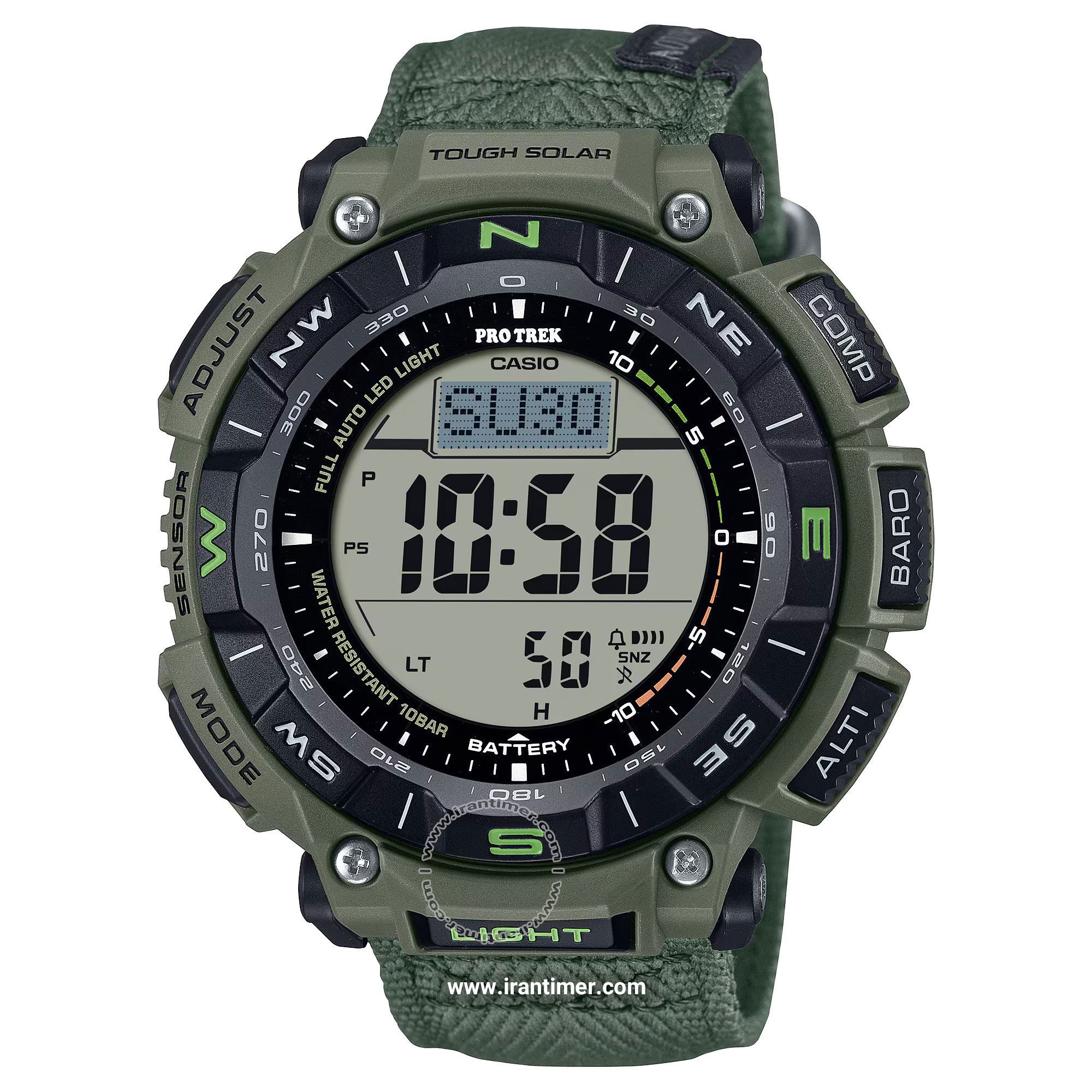 قیمت و خرید ساعت مچی مردانه کاسیو (CASIO) پروترک مدل PRG-340B-3DR اسپرت | اورجینال و اصلی