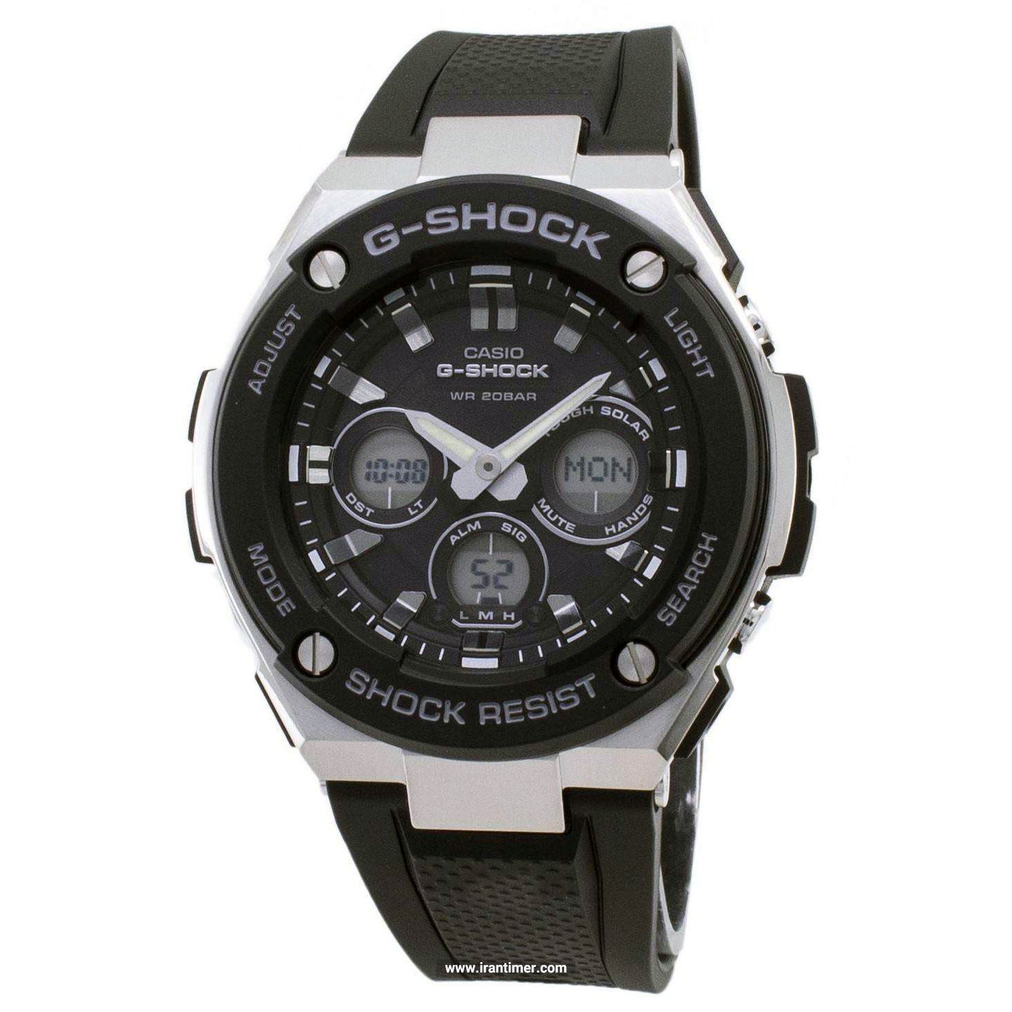 قیمت و خرید ساعت مچی مردانه کاسیو (CASIO) جی شاک مدل GST-S300-1ADR اسپرت | اورجینال و اصلی