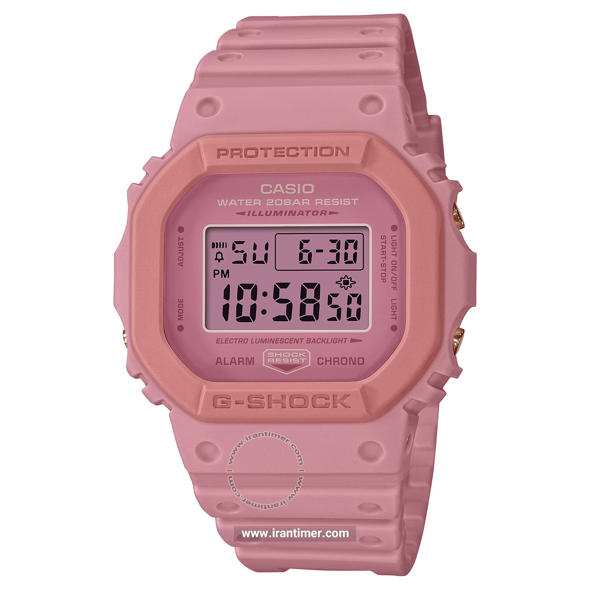 قیمت و خرید ساعت مچی مردانه زنانه کاسیو (CASIO) جی شاک مدل DW-5610SL-4A4DR اسپرت | اورجینال و اصلی
