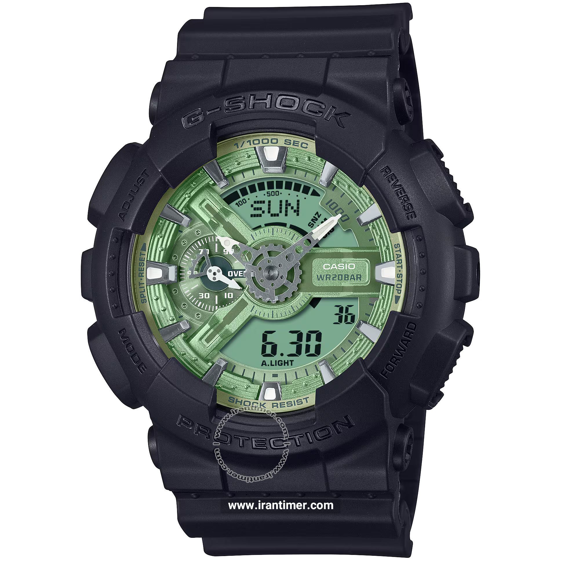 قیمت و خرید ساعت مچی مردانه کاسیو (CASIO) جی شاک مدل GA-110CD-1A3DR اسپرت | اورجینال و اصلی