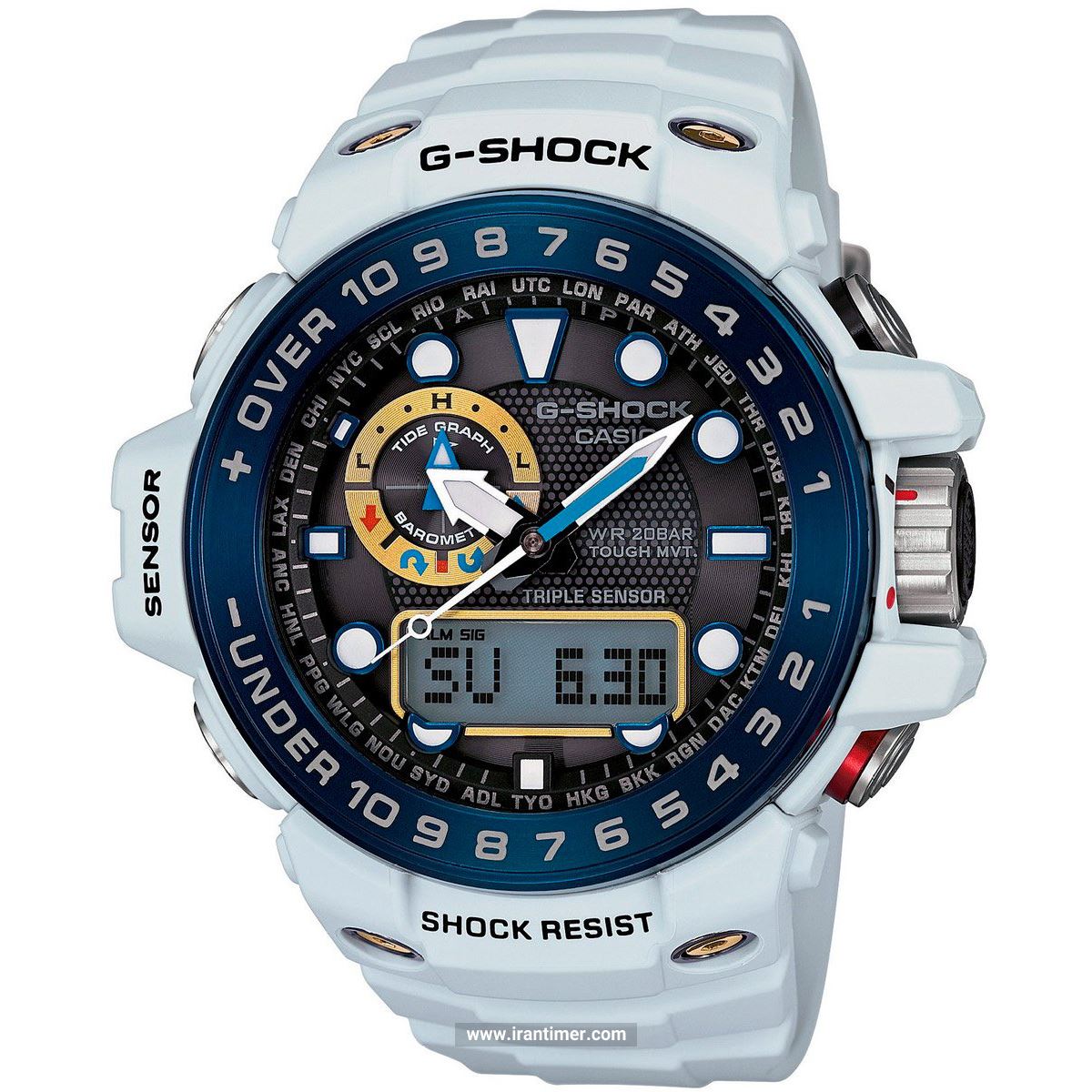 قیمت و خرید ساعت مچی مردانه کاسیو (CASIO) جی شاک مدل GWN-1000E-8ADR اسپرت | اورجینال و اصلی