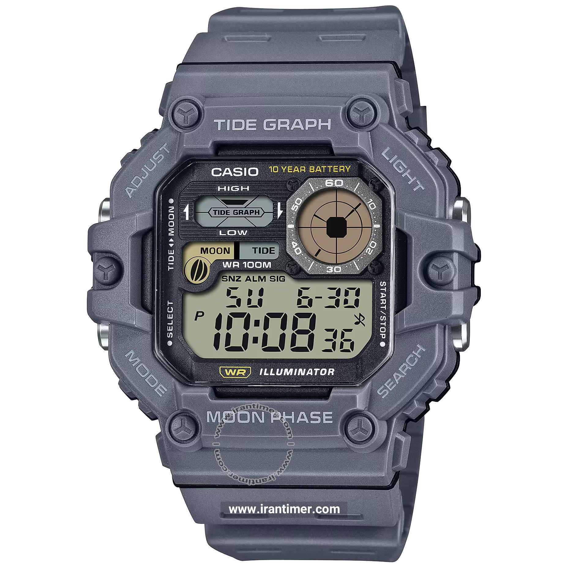 قیمت و خرید ساعت مچی مردانه کاسیو (CASIO) جنرال مدل WS-1700H-8AVDF اسپرت | اورجینال و اصلی